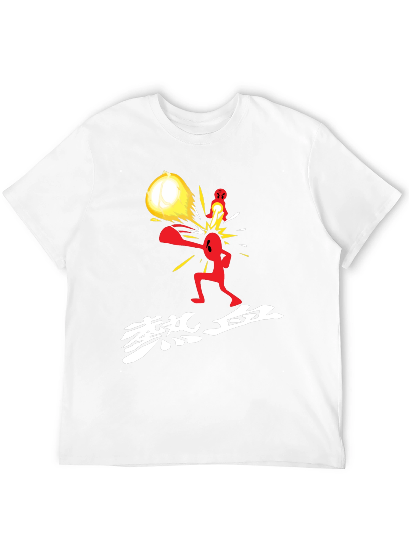 Novelty Graphic Print Black T-Shirt