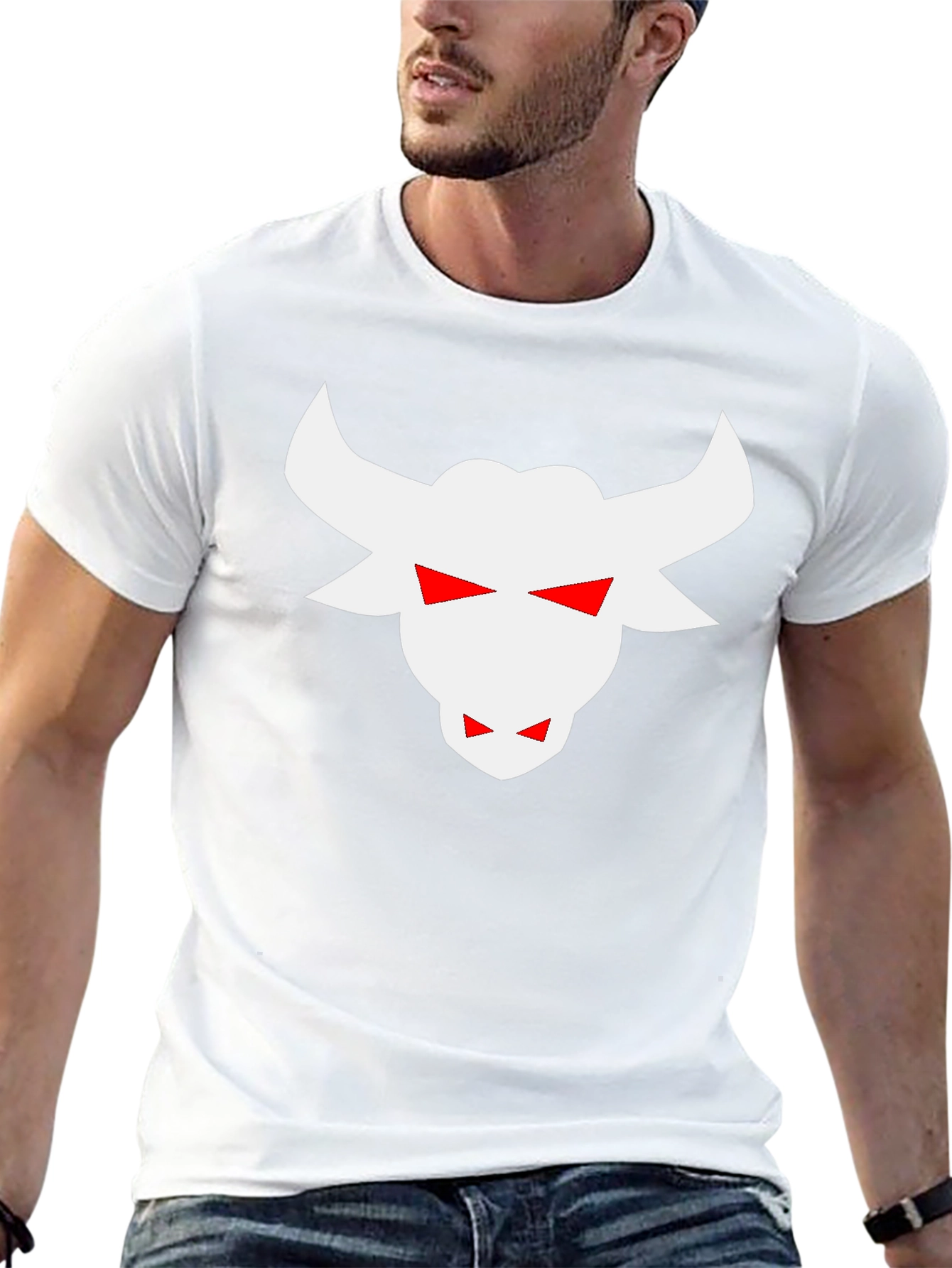 Black Bull Head Graphic Tee