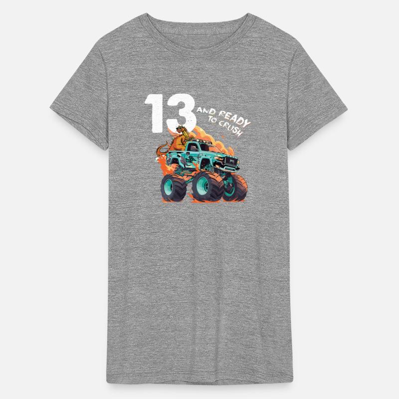 13 Year Old & Ready to Crush Monster Truck 13th