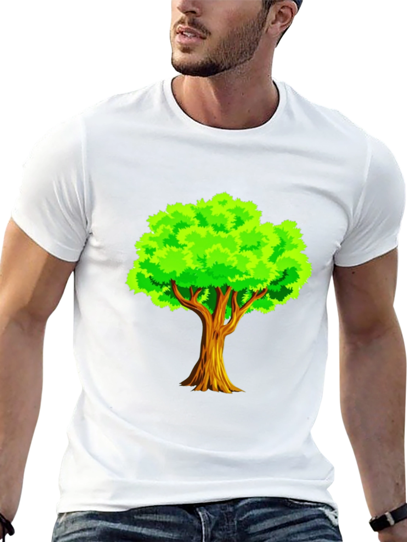 Tree Graphic Black T-Shirt