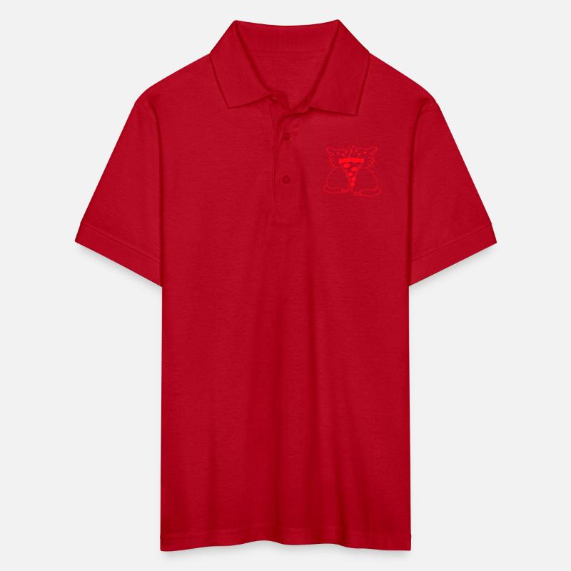 2 Cats Food Salami Pizza Fast Food Fun Hunger Team