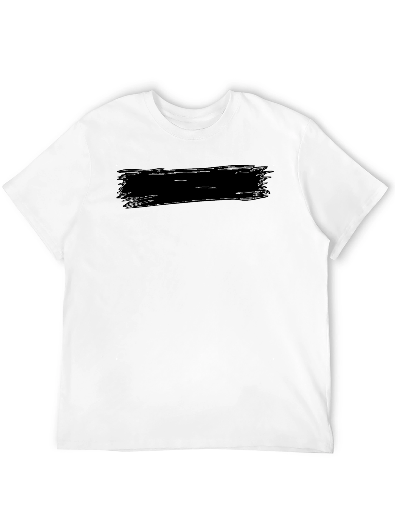 Mens Black Crew Neck T-Shirt