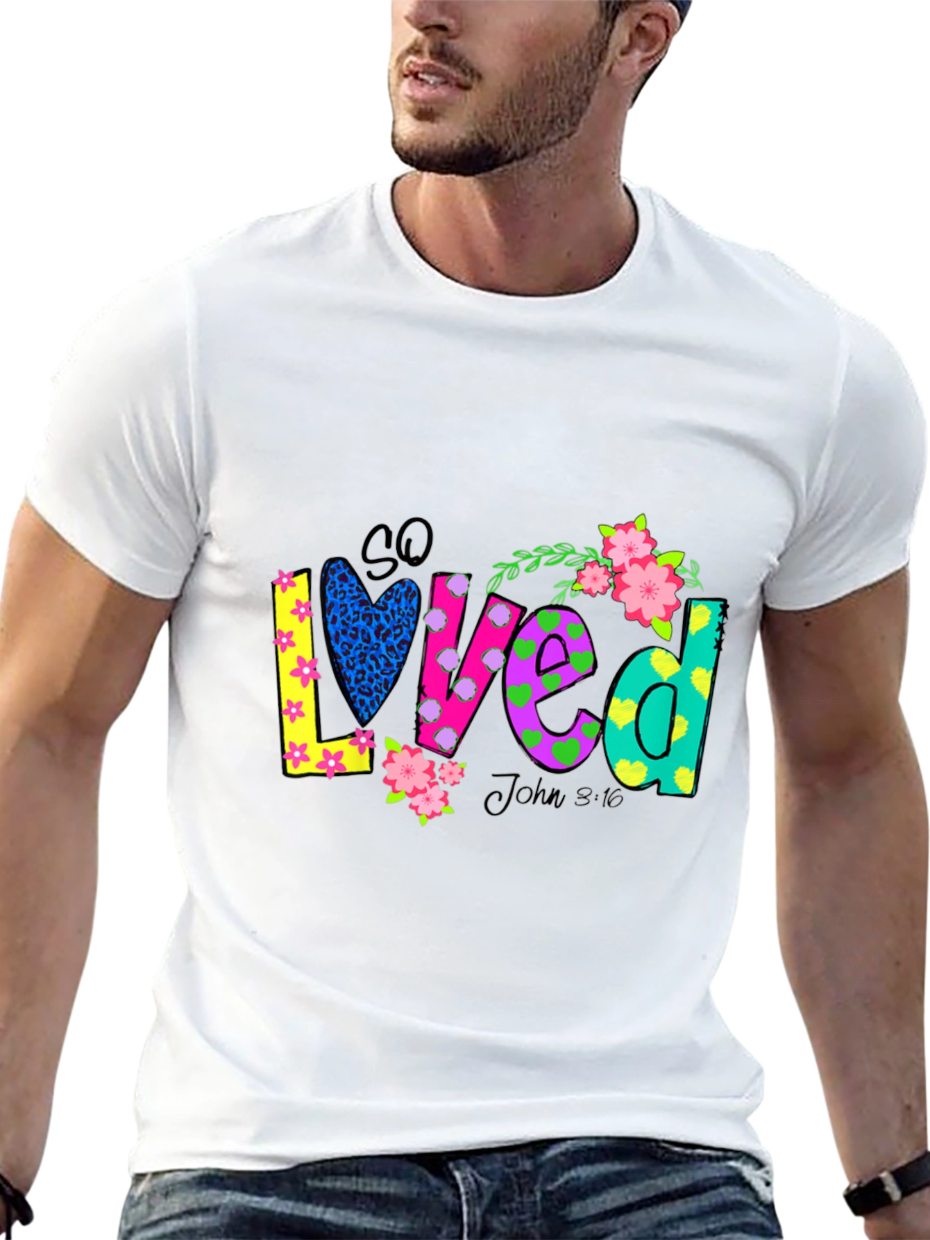 So Loved Christian Graphic Tee
