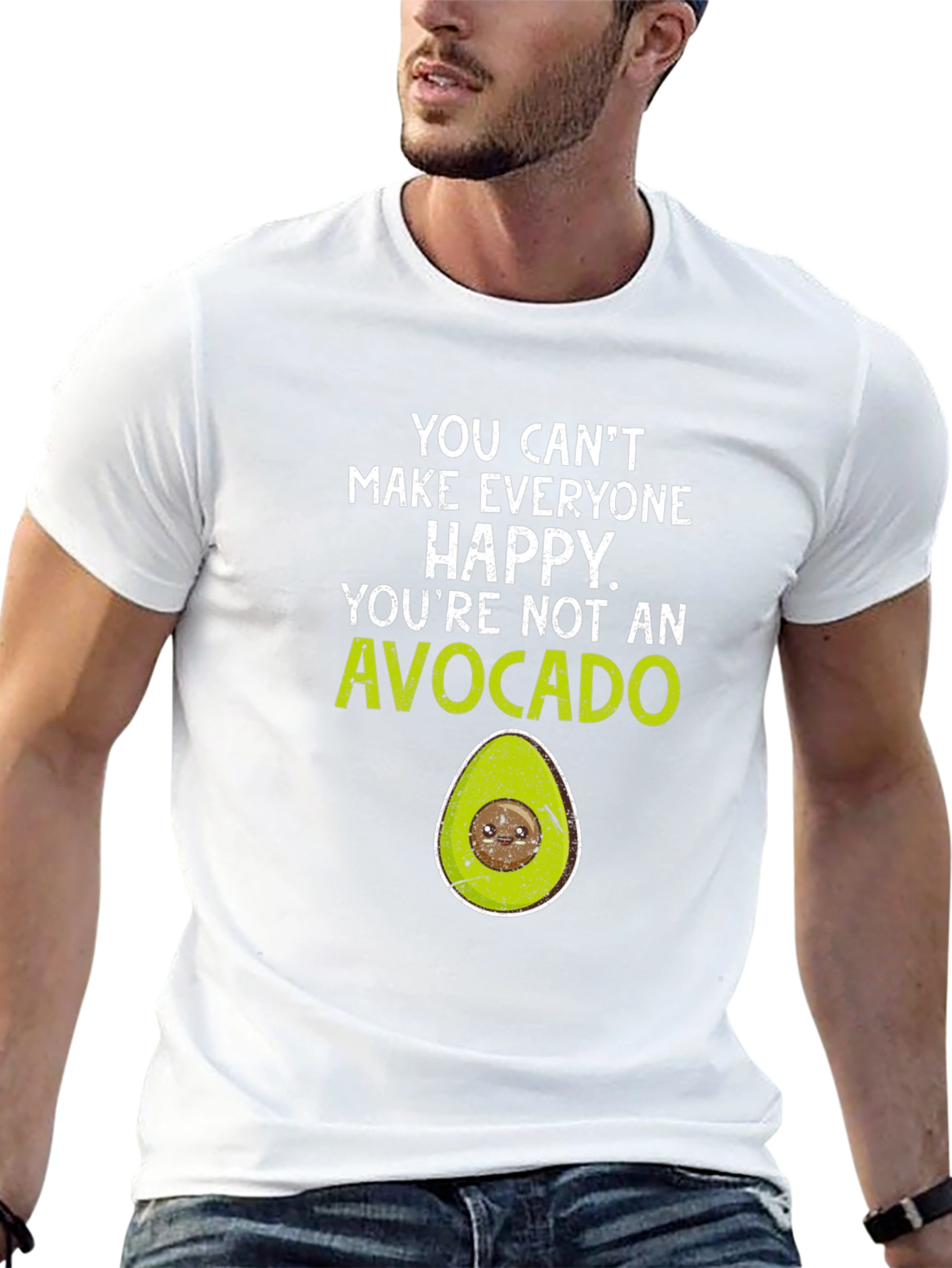 Avocado Graphic T-Shirt - You Cant Make Everyone Happy
