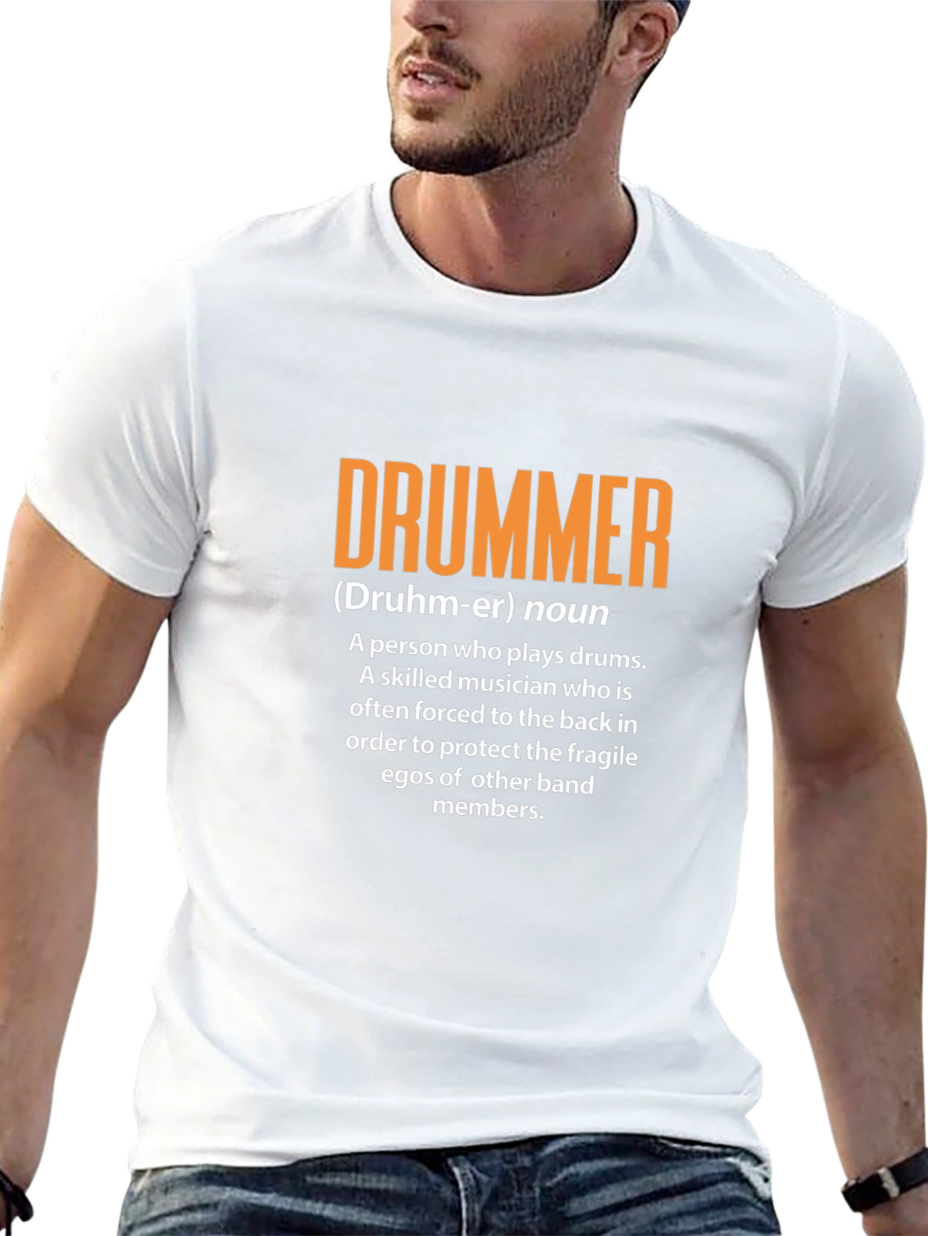 Drummer Definition Graphic Tee - Musician Gift