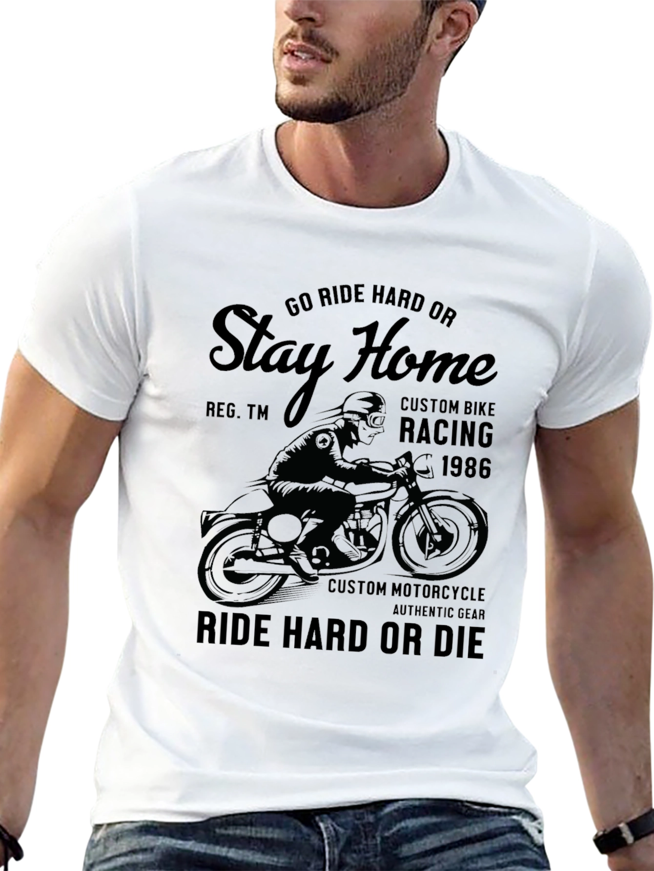 Ride Hard or Stay Home Graphic Tee