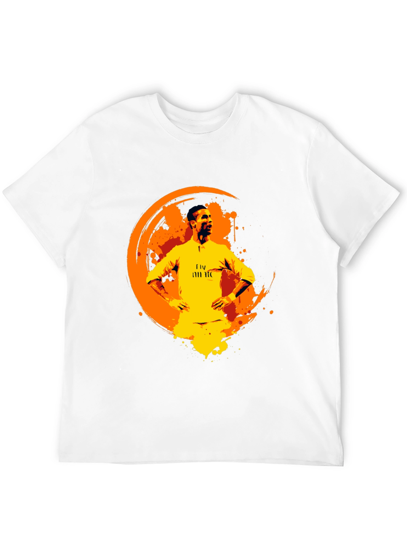 Cristiano Ronaldo Graphic Print Black T-Shirt