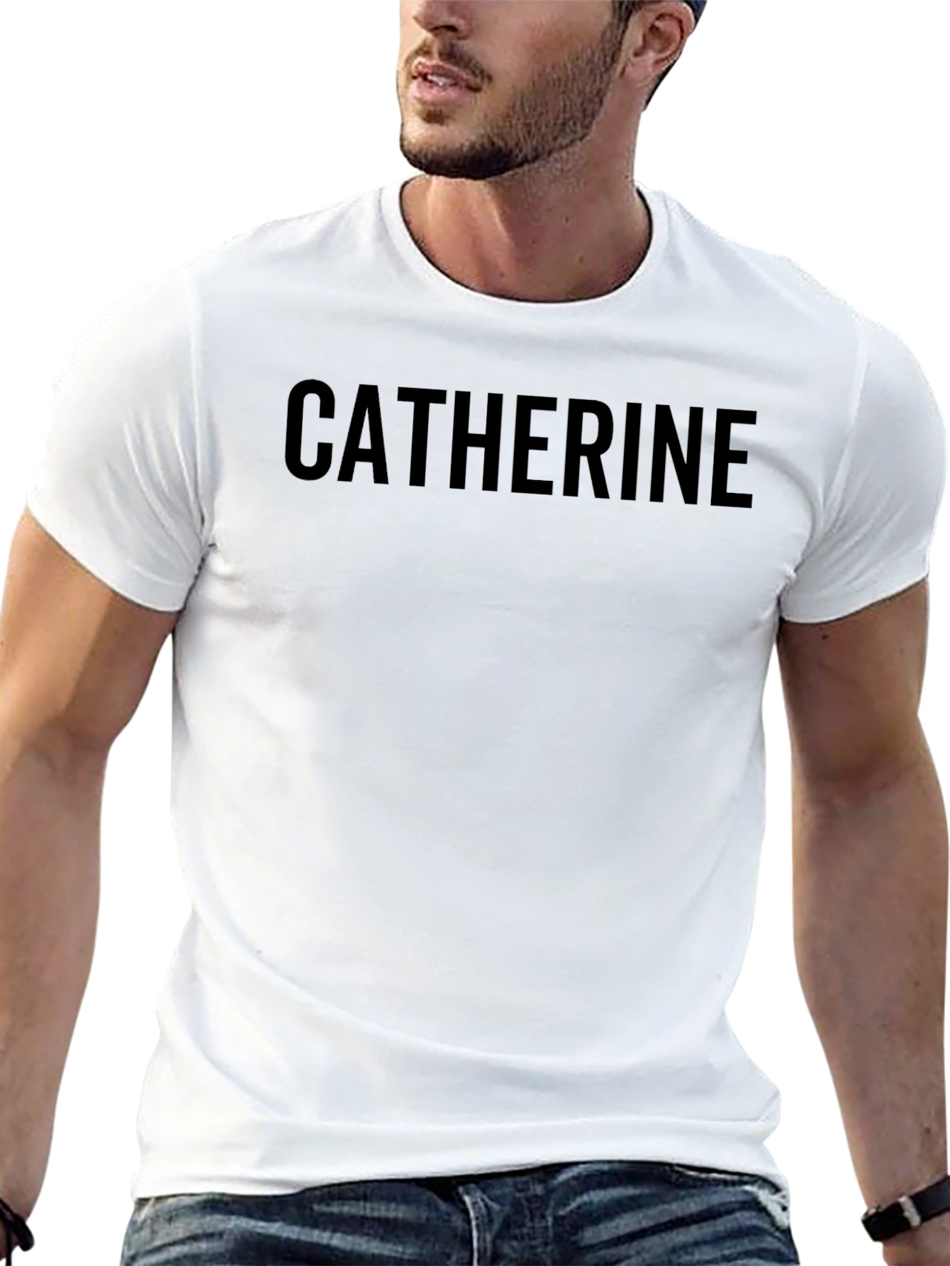 Personalized Catherine Black T-Shirt