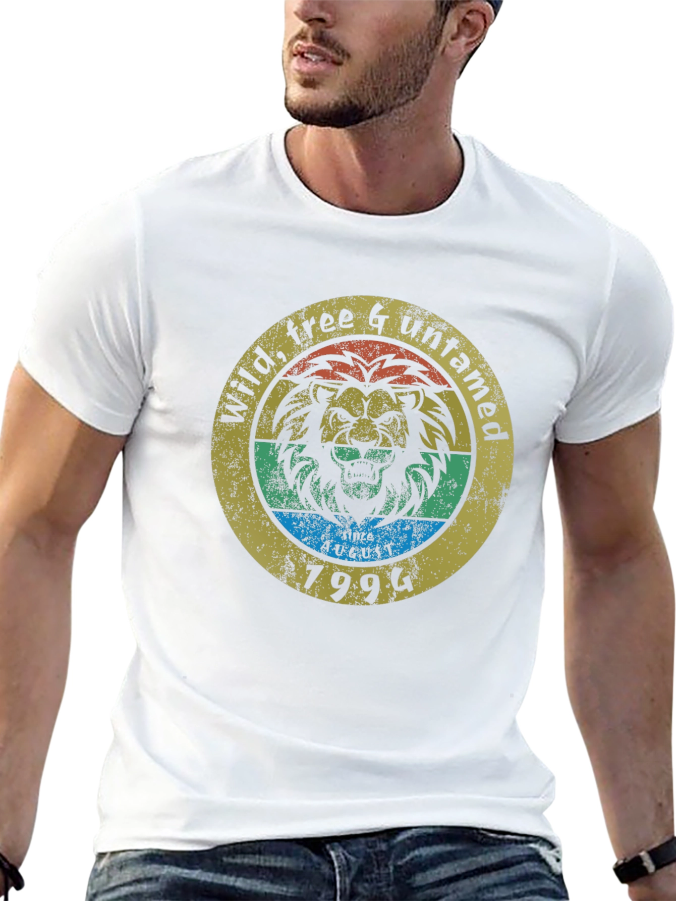 Wild Free & Untamed Lion Graphic Tee