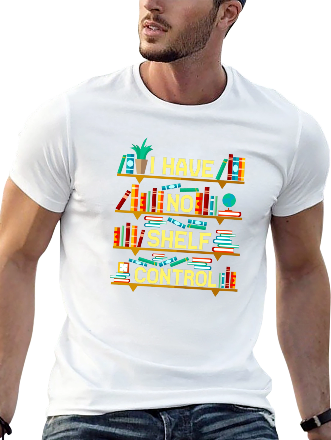 Book Lover T-Shirt - I Have No Shelf Control