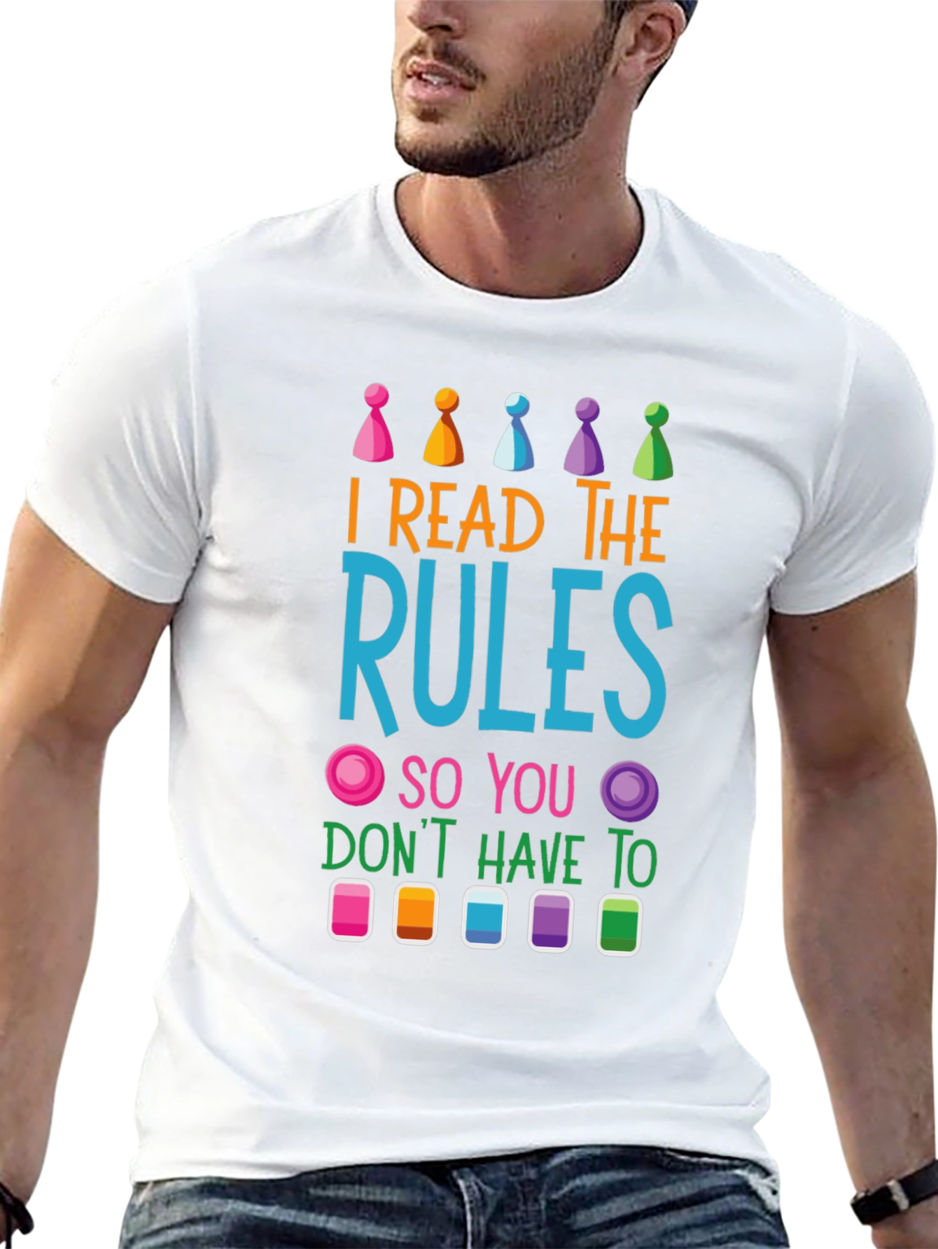 I Read The Rules Board Game T-Shirt
