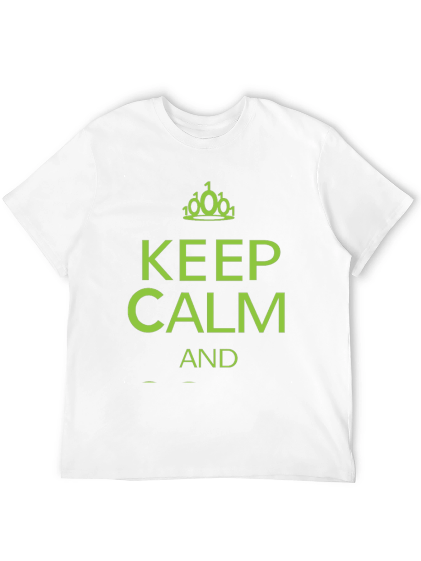 Keep Calm Code On Black T-Shirt