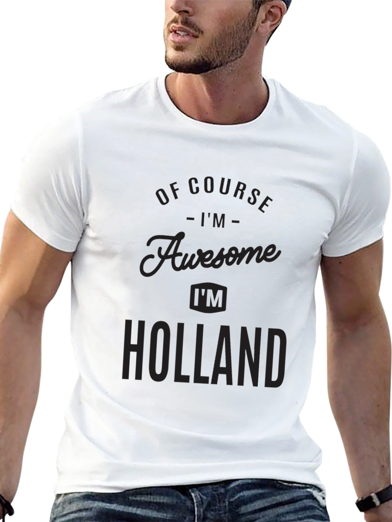 Awesome Holland T-Shirt - Personalized Name Tee