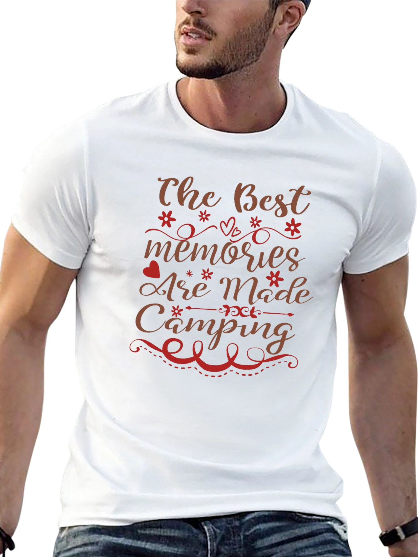 Camping Memories Graphic Tee - Black