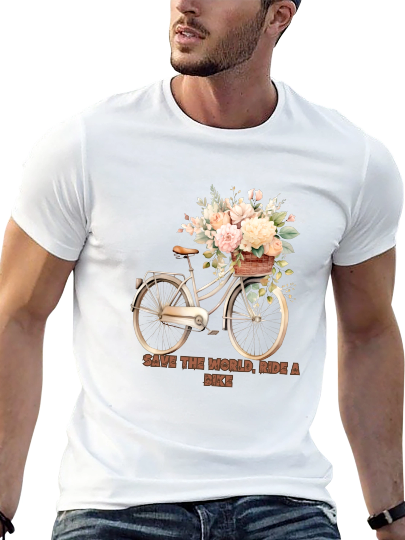 Ride a Bike Save the World T-Shirt