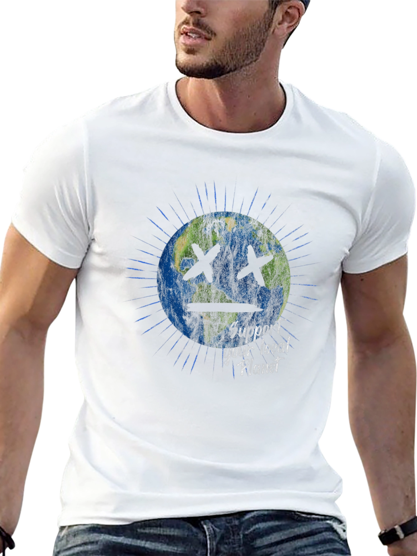Support Your Local Planet Graphic T-Shirt