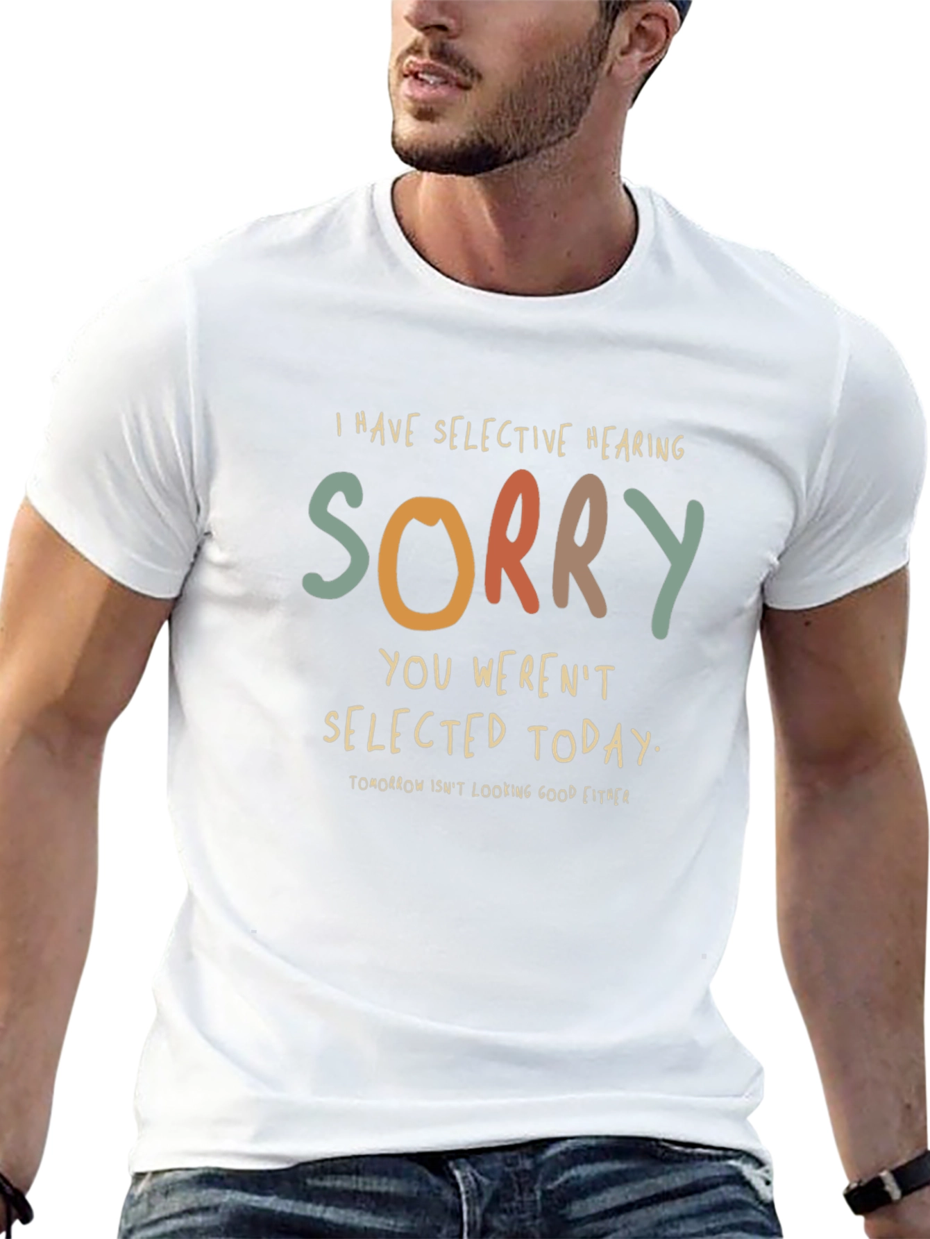 Selective Hearing Graphic T-Shirt