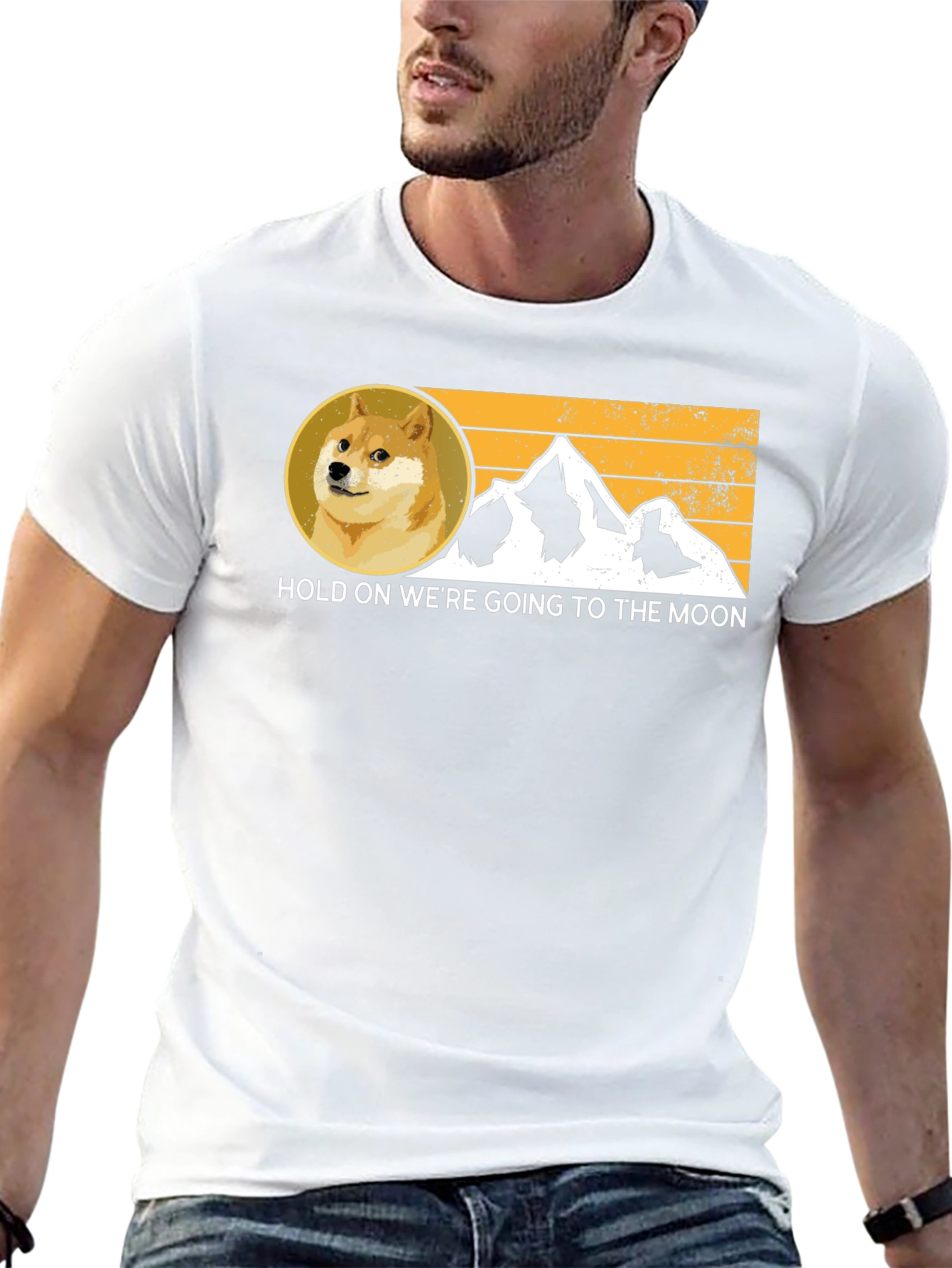 Doge to the Moon Graphic Tee