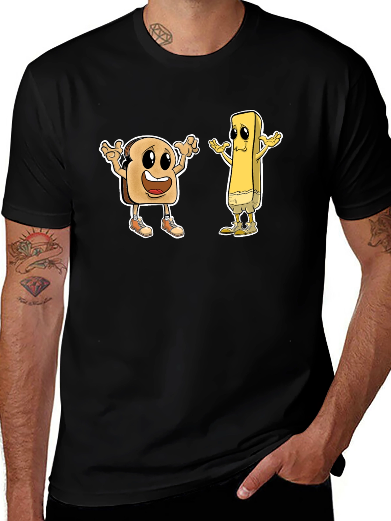 Toast and Butter Best Friends Graphic T-Shirt