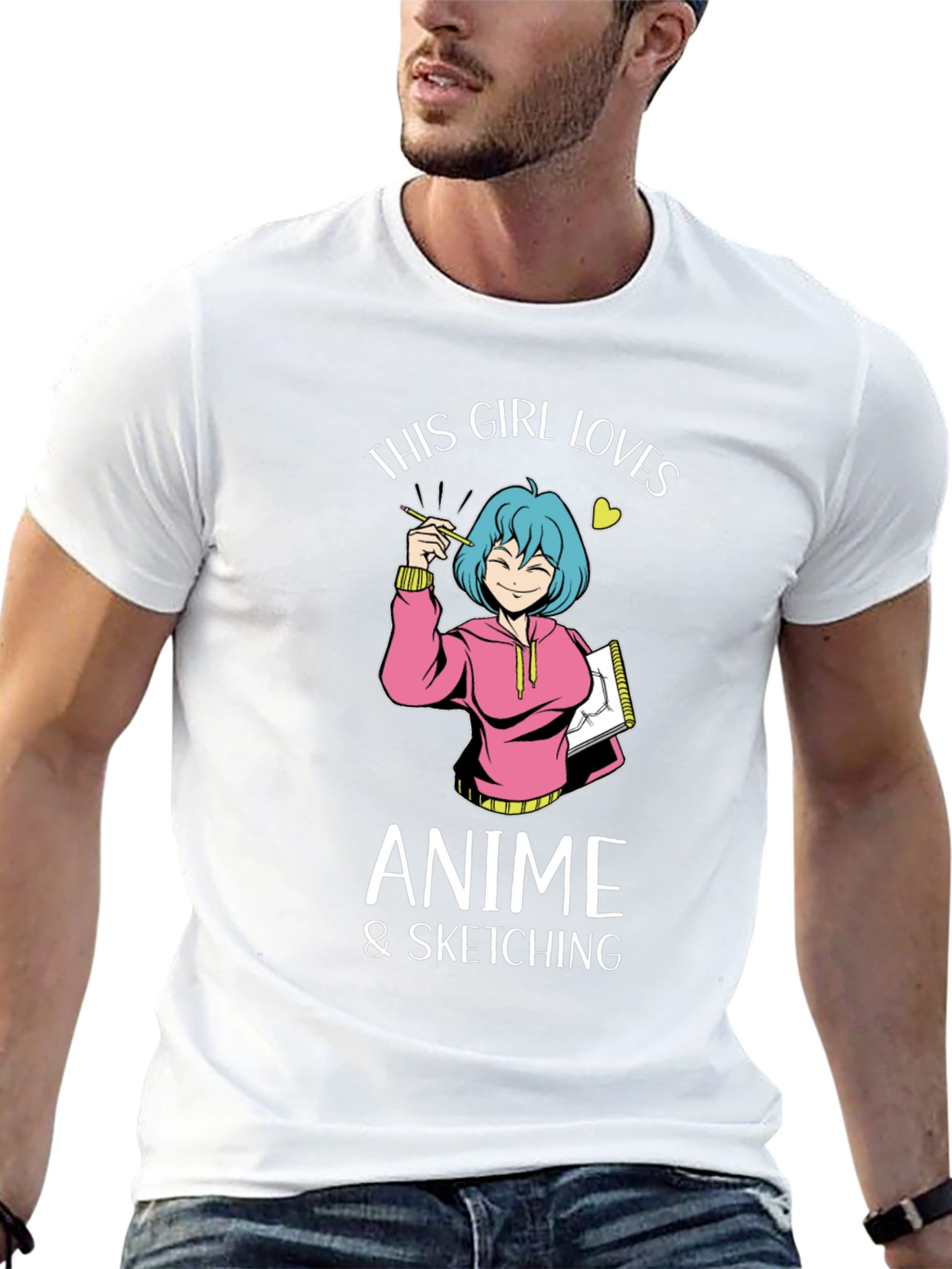 Anime & Sketching Girl T-Shirt