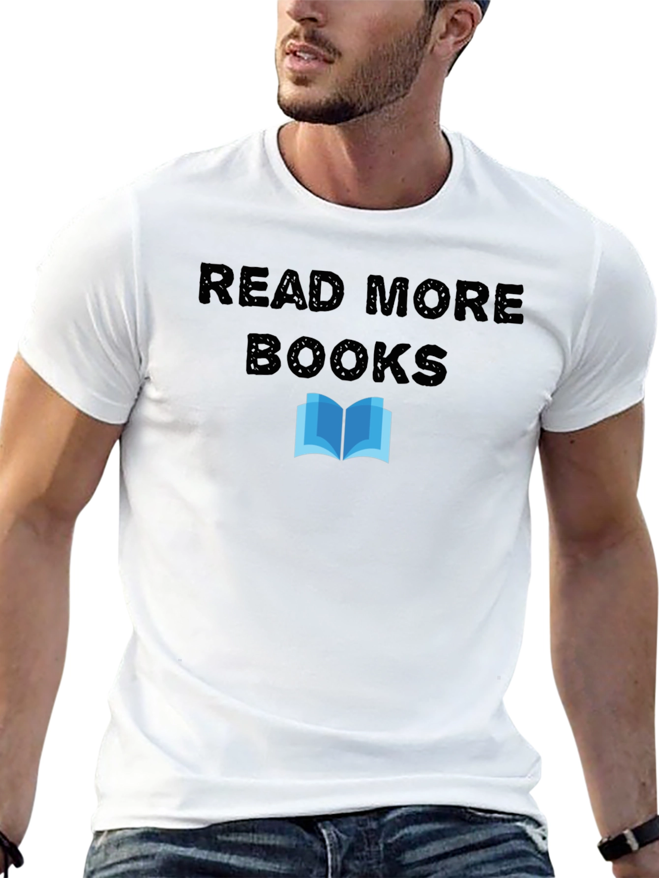 Read More Books Black Graphic Tee