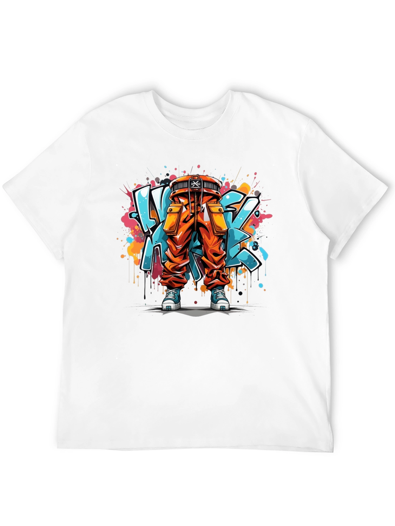 Urban Graffiti Style T-Shirt