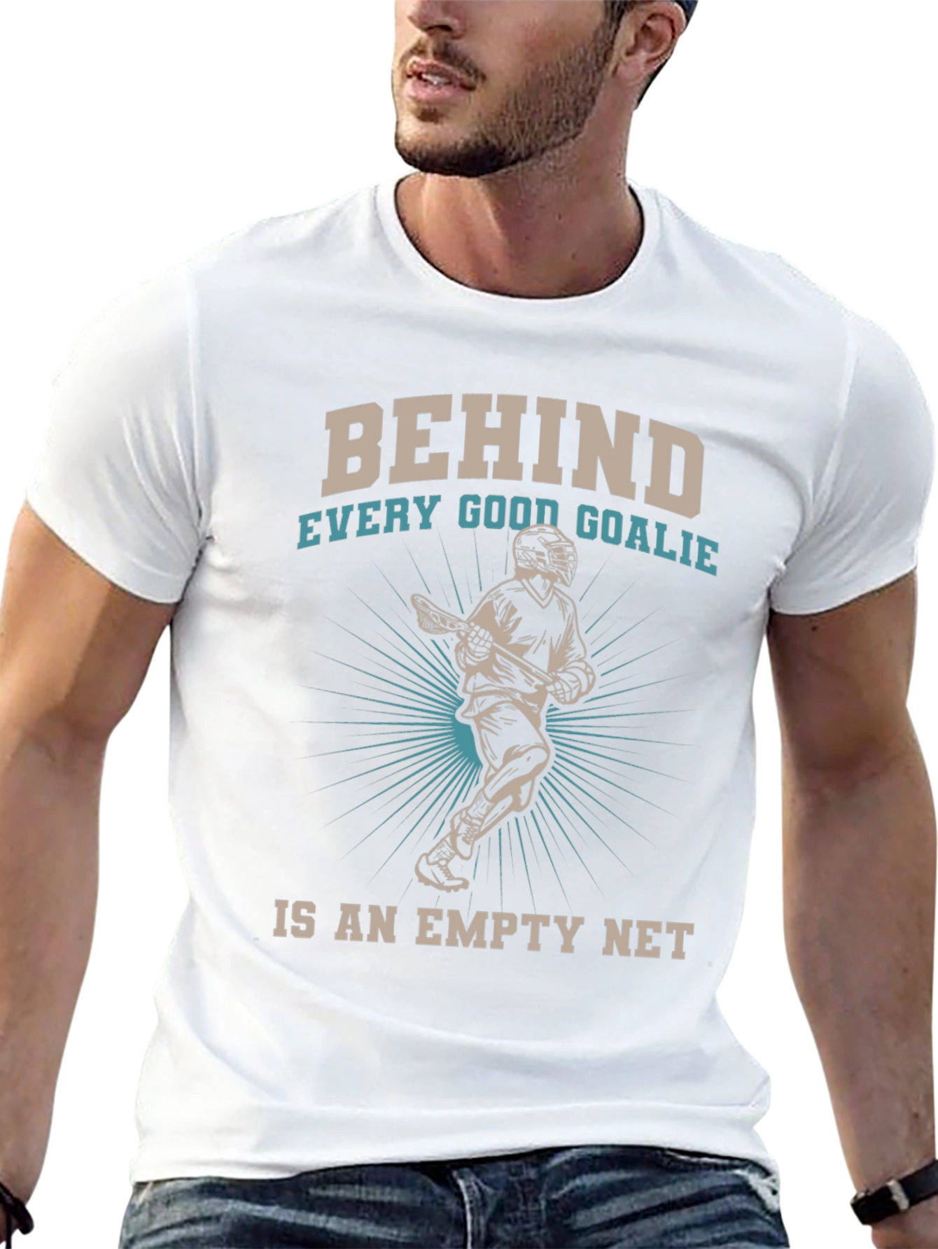 Behind Every Good Goalie Lacrosse T-Shirt