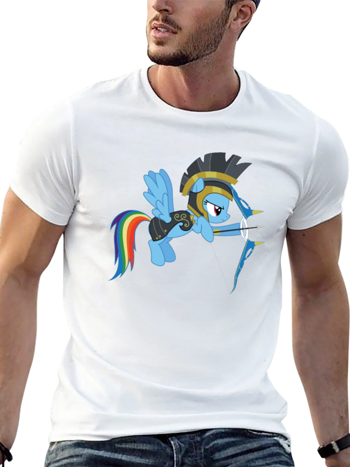 MLP Rainbow Dash Archer Graphic Tee