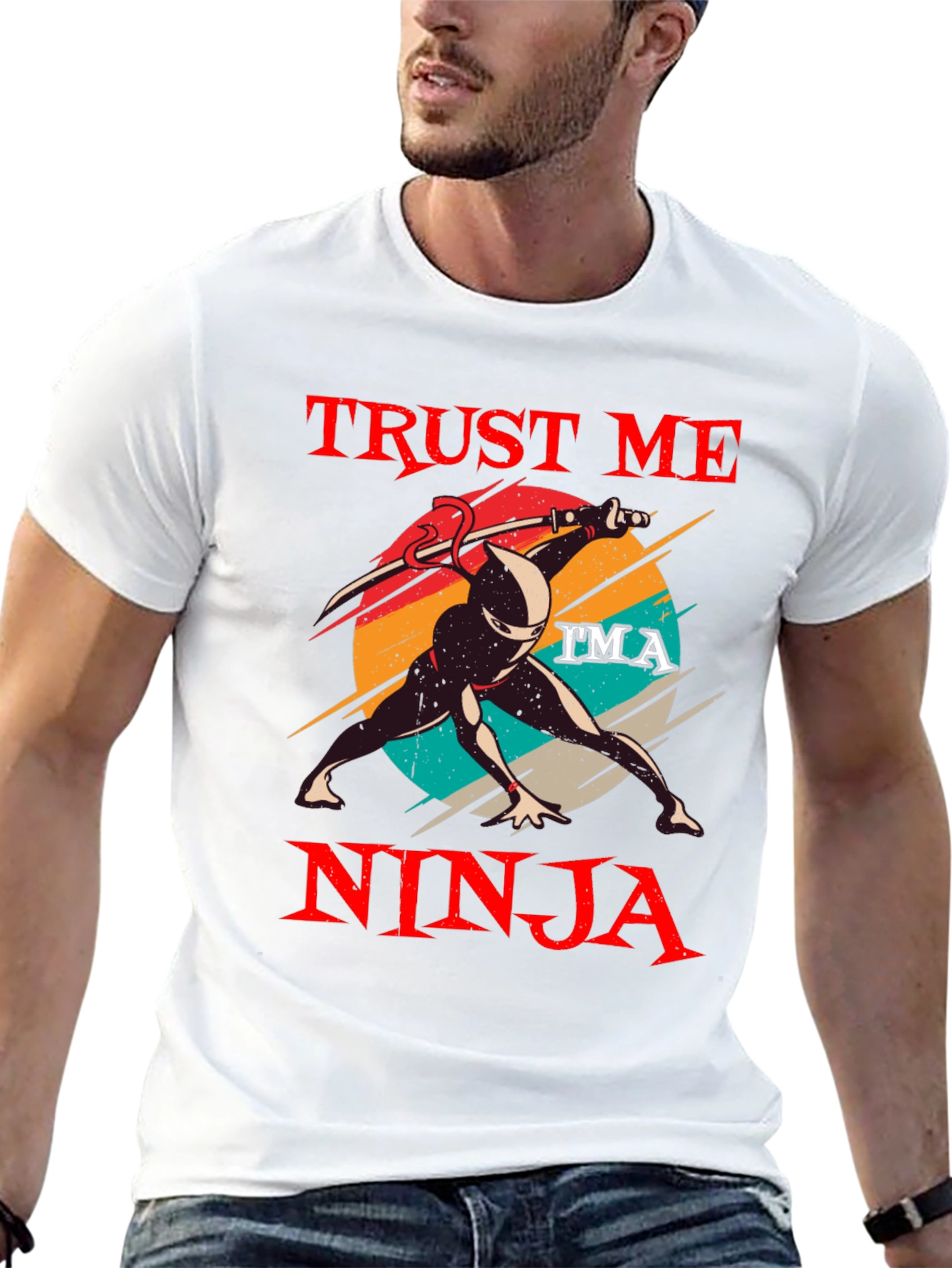 Trust Me Im A Ninja Black T-Shirt