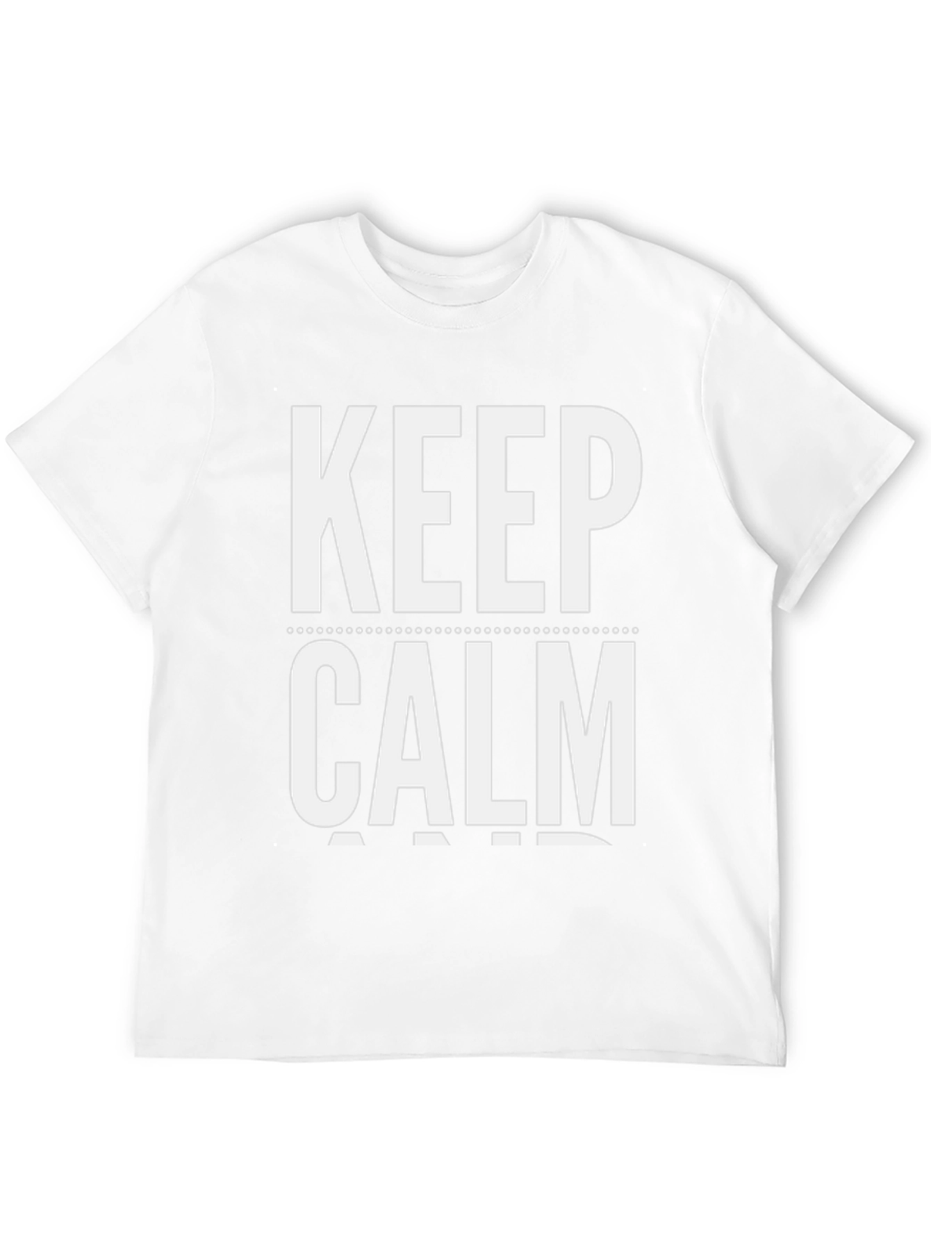 Keep Calm Graphic Tee - Black