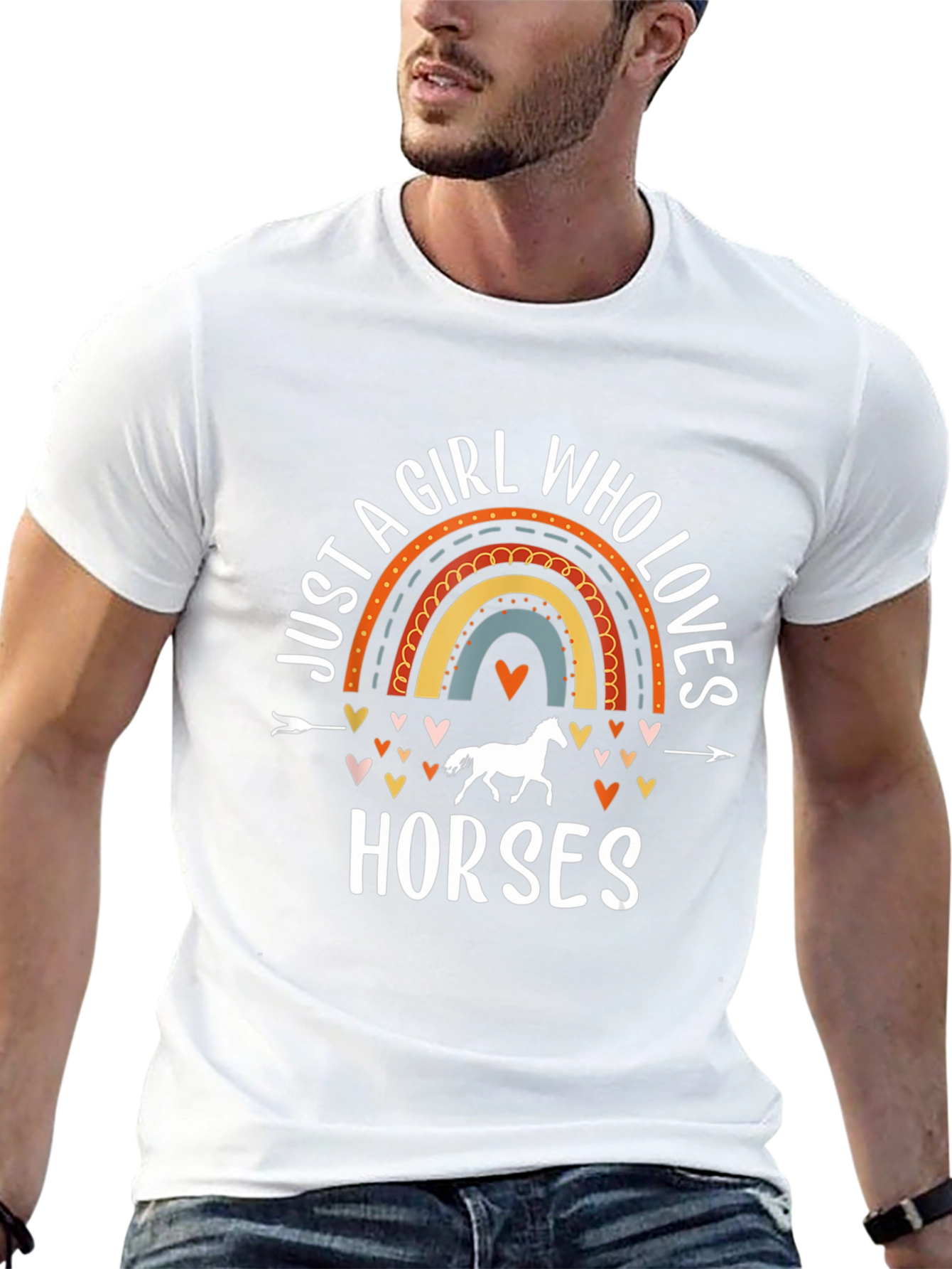 Just a Girl Who Loves Horses T-Shirt