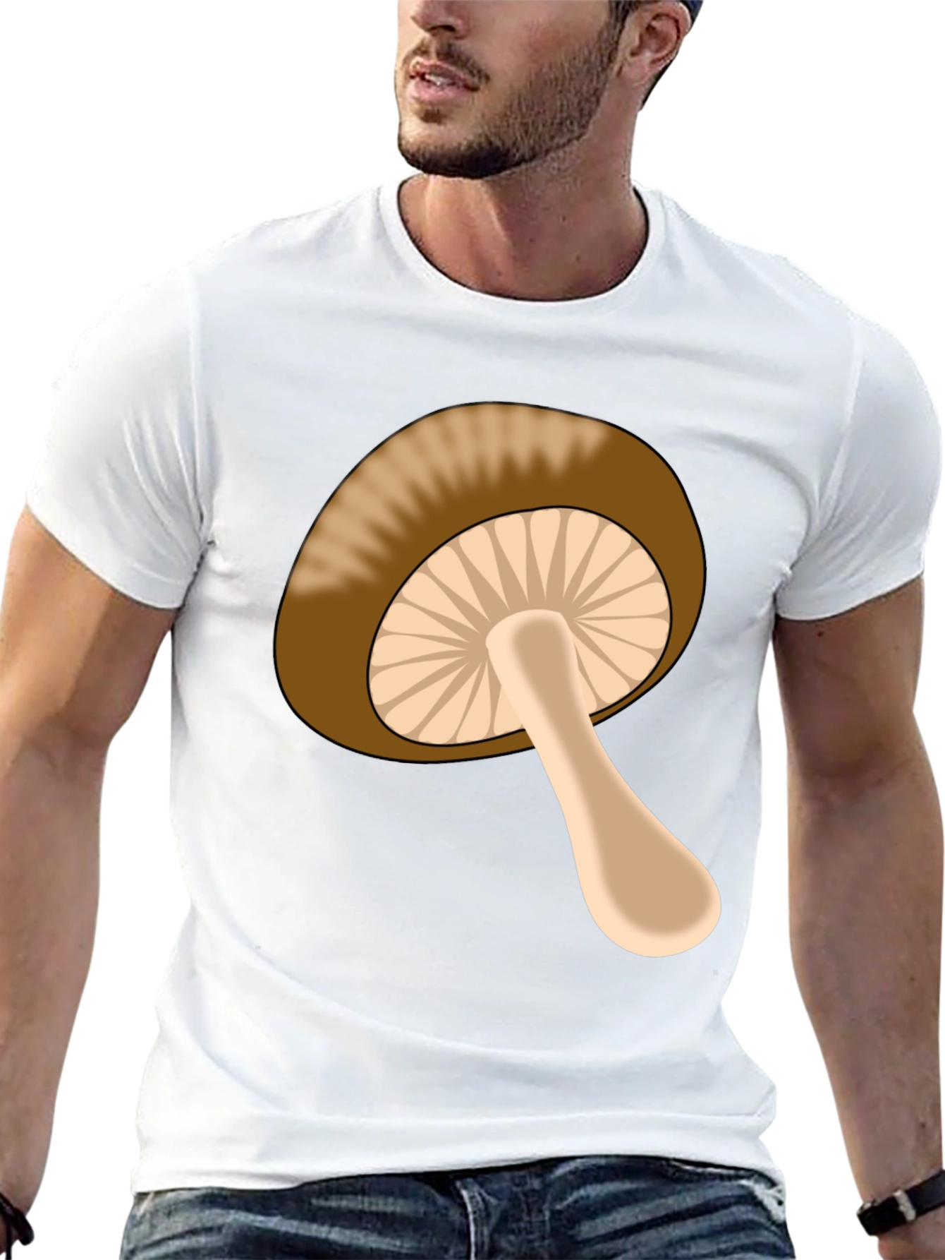 Mushroom Graphic Tee - Funky Casual Style