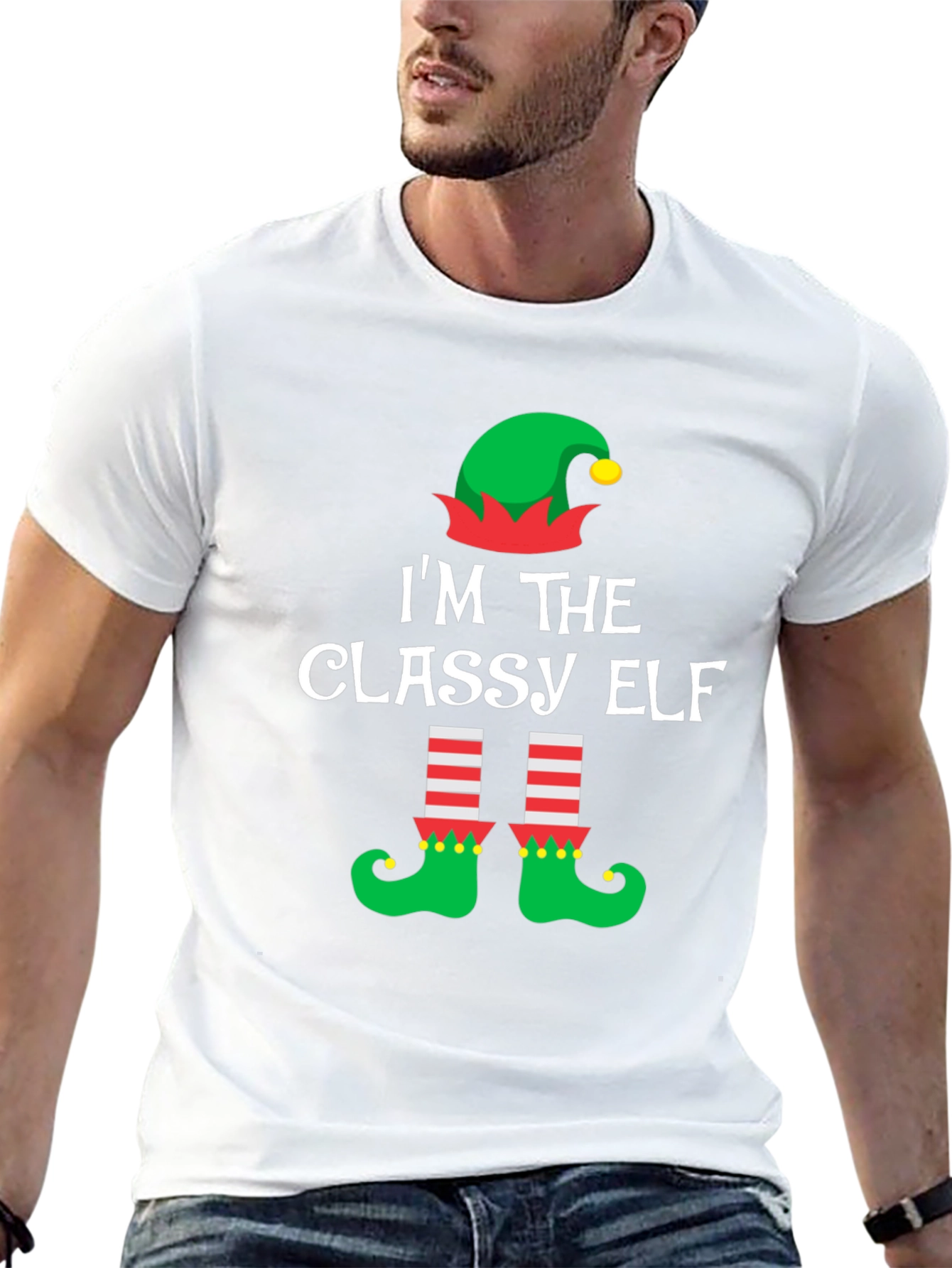 Classy Elf Christmas T-Shirt