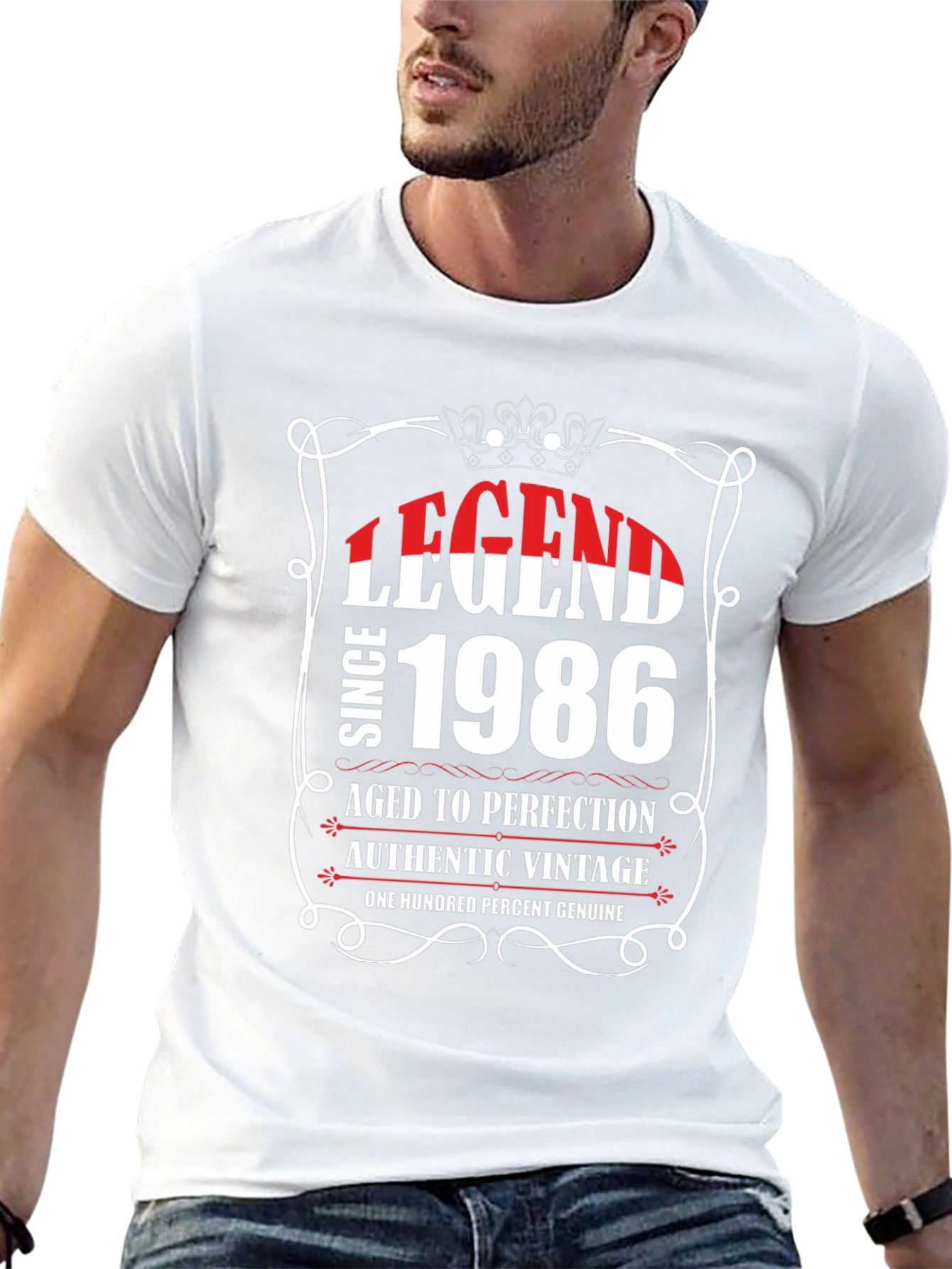 Legend Since 1986 Aged to Perfection Graphic T-Shirt