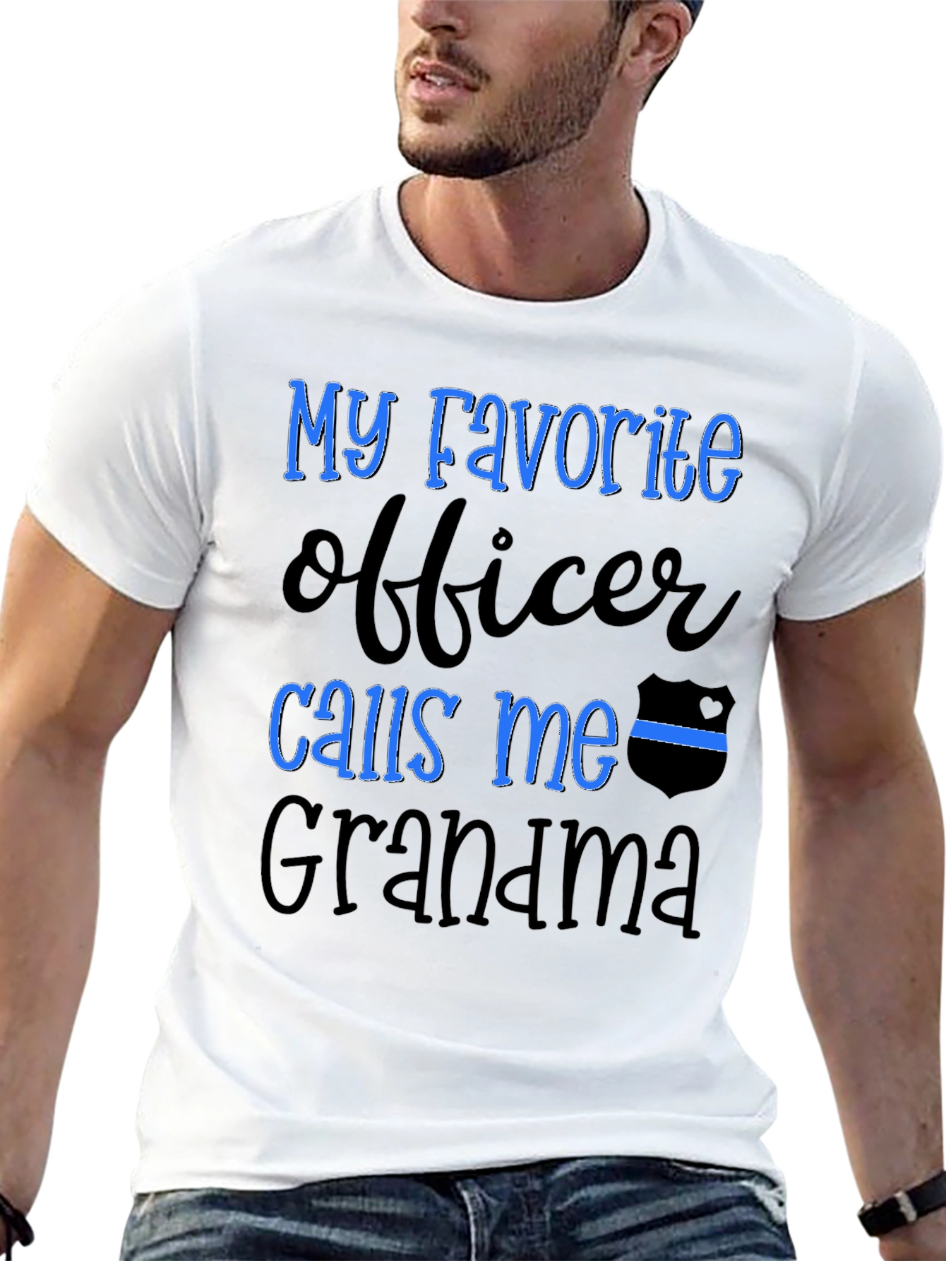 My Favorite Officer Calls Me Grandma T-Shirt