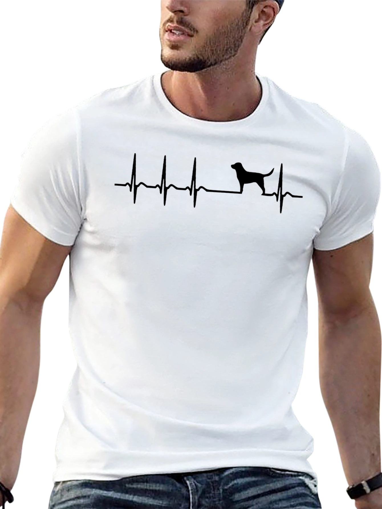 Dog Heartbeat T-Shirt - Love Your Pet!