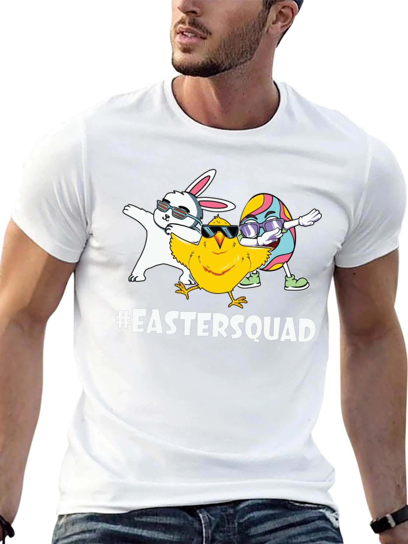 Easter Squad Graphic Tee - Fun Easter Apparel