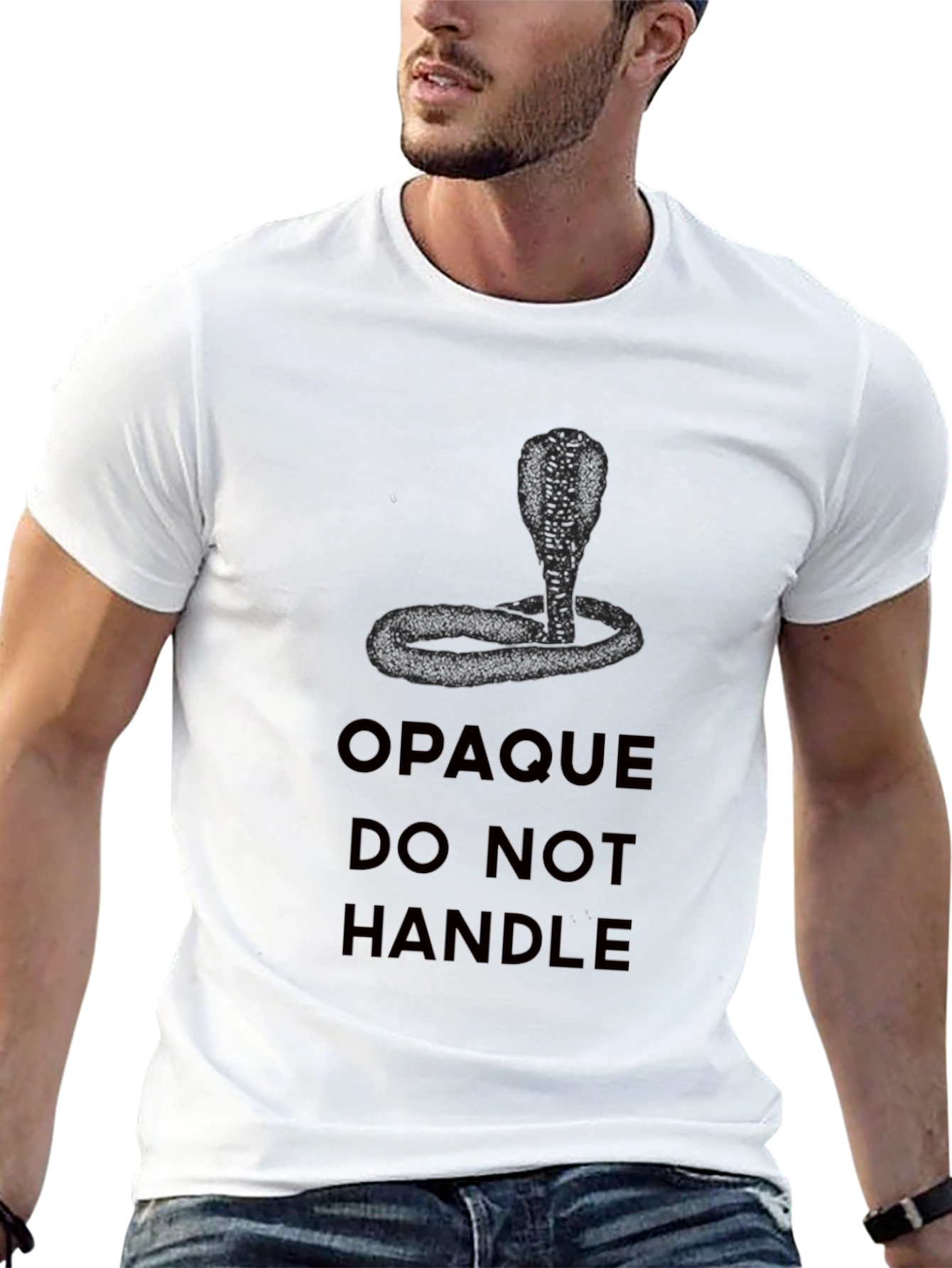 Cobra Graphic Tee - Opaque Do Not Handle Shirt
