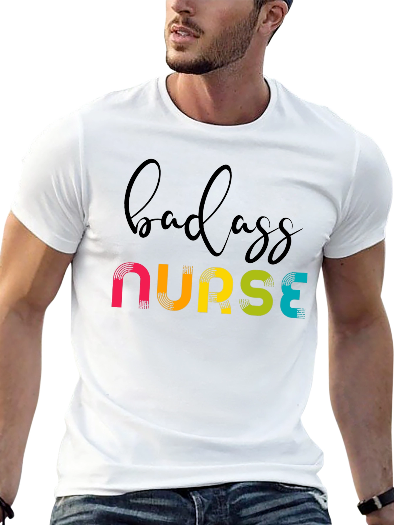 Badass Nurse T-Shirt - Fun Healthcare Apparel