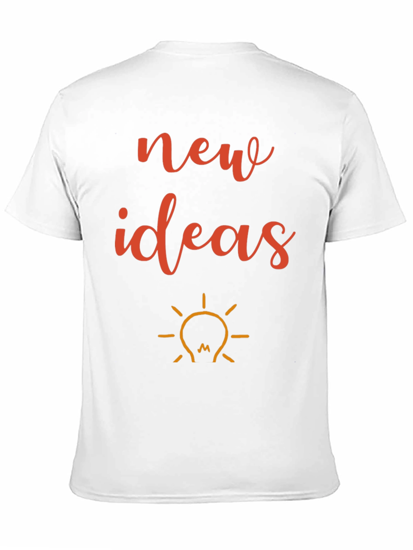 New Ideas Graphic Tee - Black Cotton T-Shirt