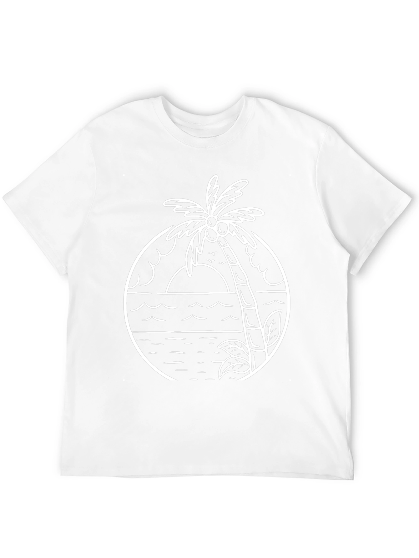 Palm Tree Graphic Tee - Island Vibes T-Shirt