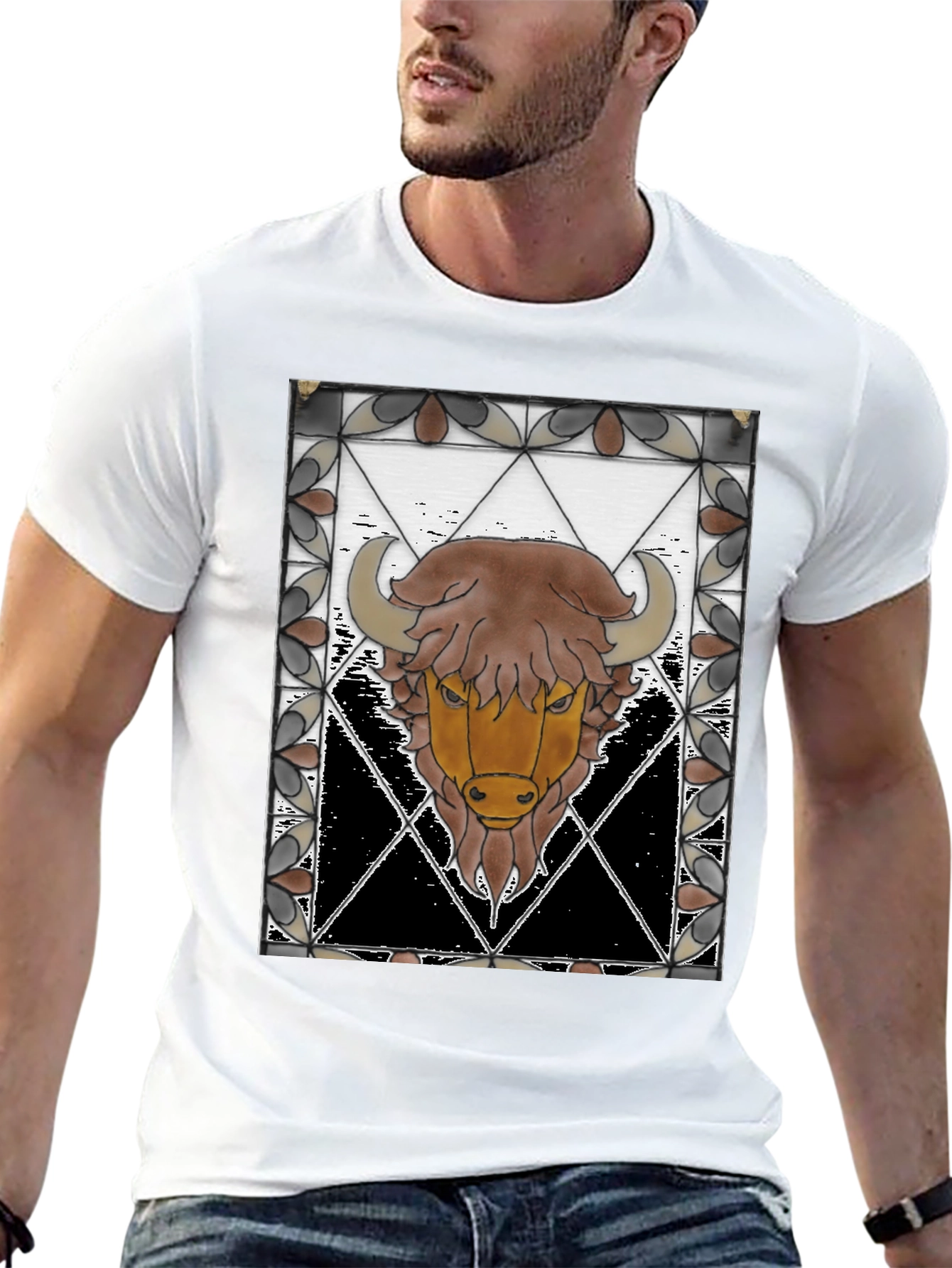 Buffalo Portrait Graphic Tee