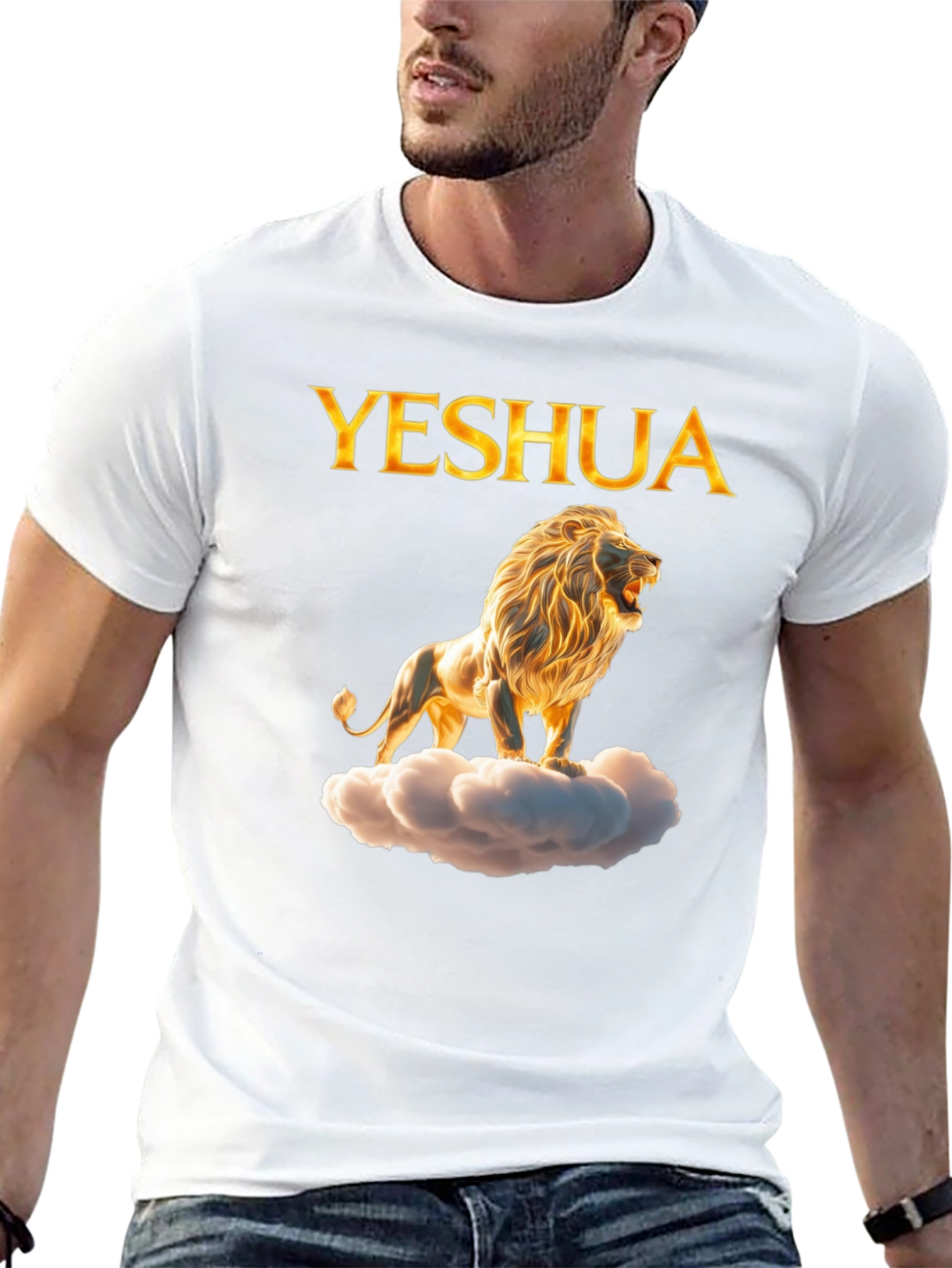 Yeshua Lion Cloud Graphic T-Shirt