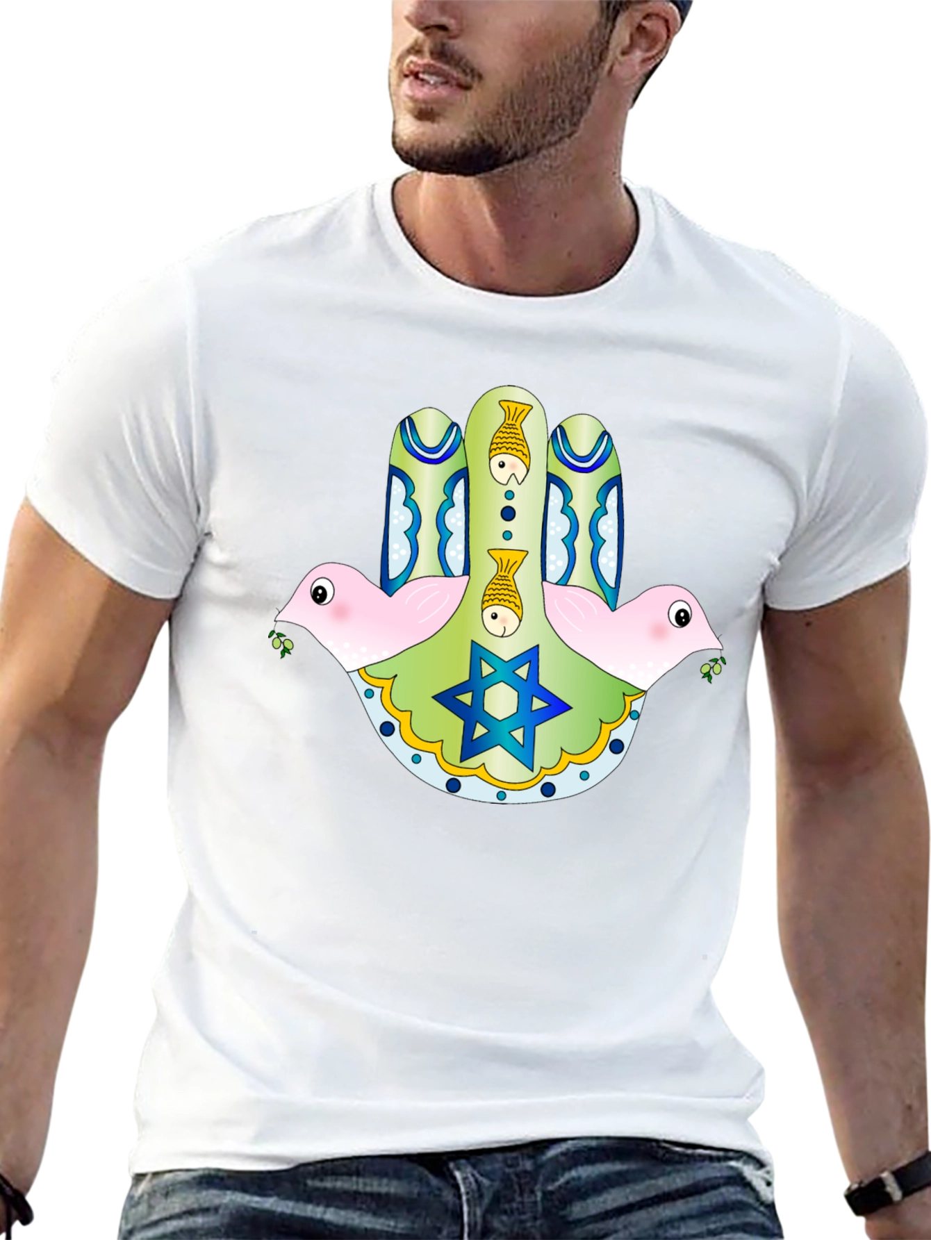 Hamsa Hand Graphic T-Shirt