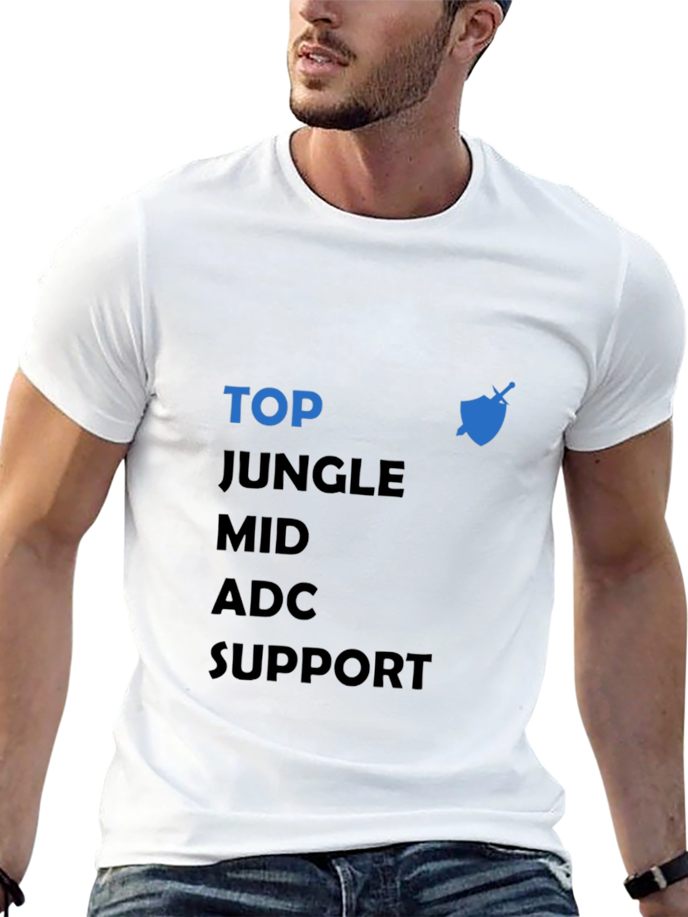 League of Legends Roles T-Shirt - Gaming Apparel