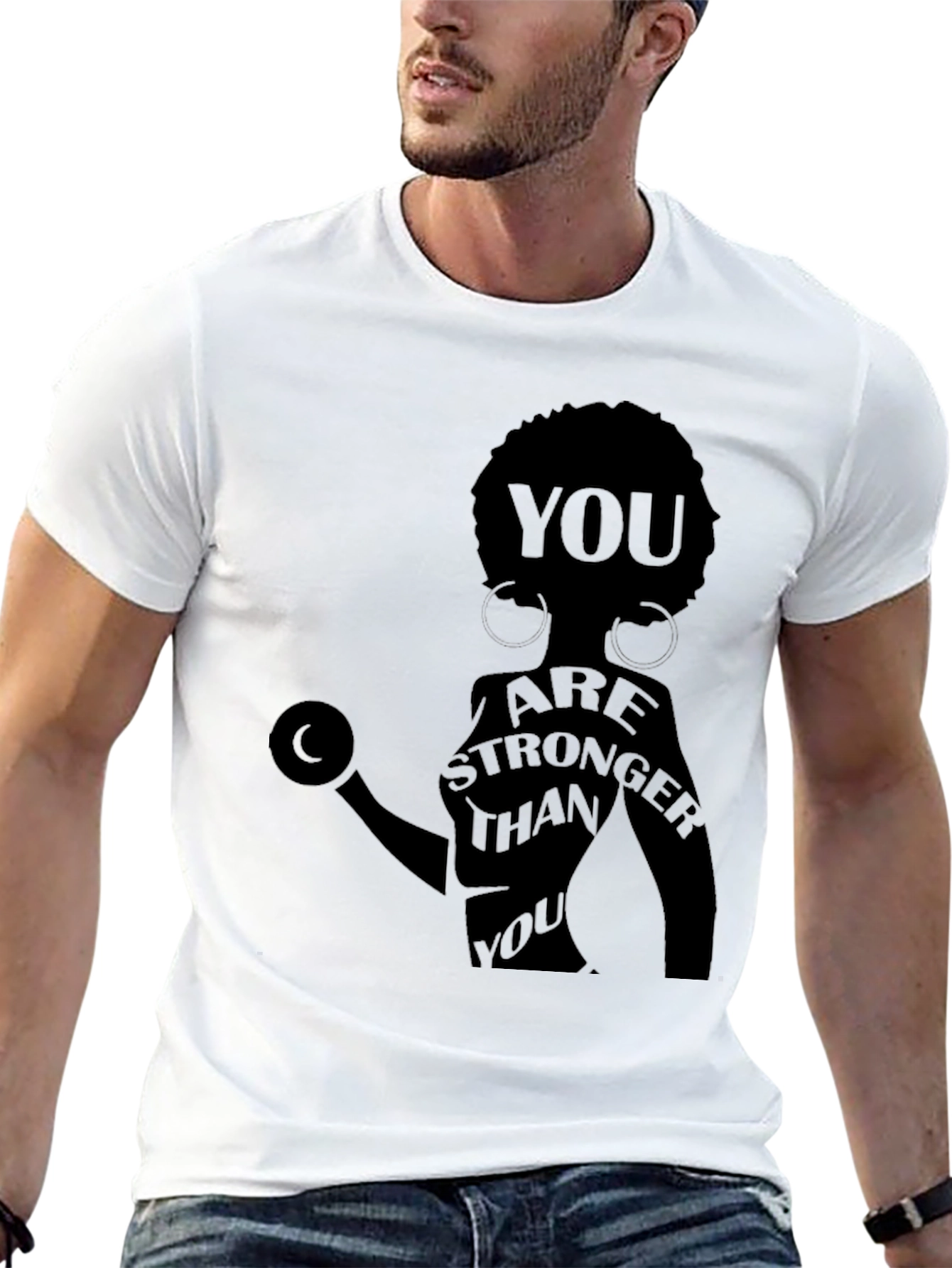 Stronger Than You T-Shirt - Empowering Womens Tee