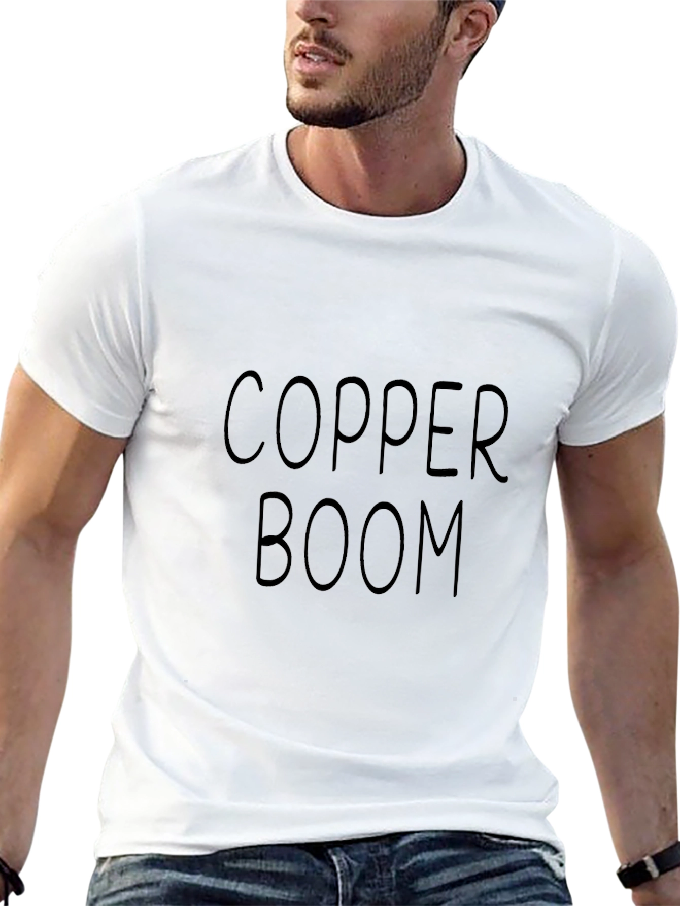 Copper Boom Graphic Tee - Soft Cotton Blend