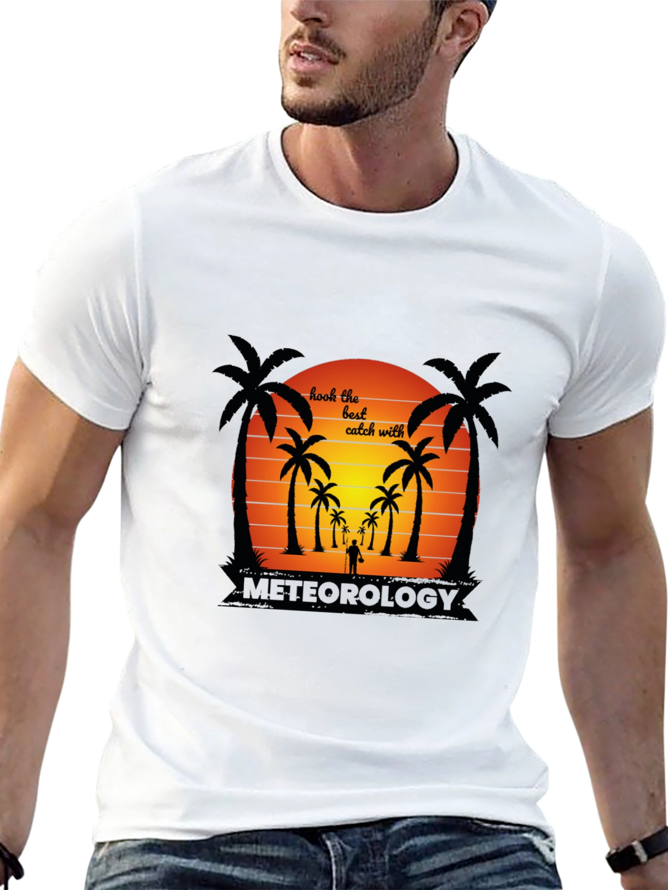 Tropical Sunset Meteorology T-Shirt