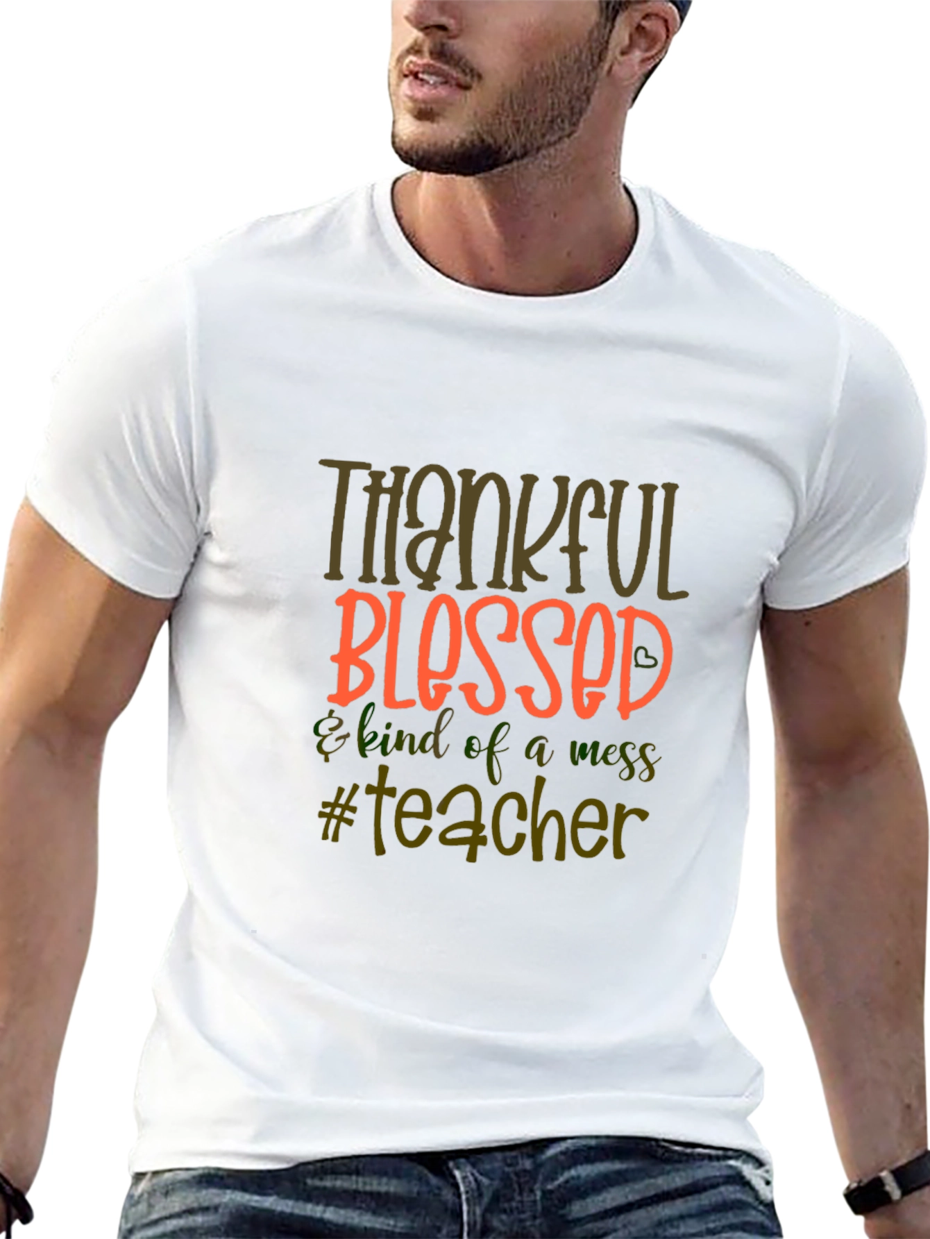 Thankful Blessed Teacher T-Shirt