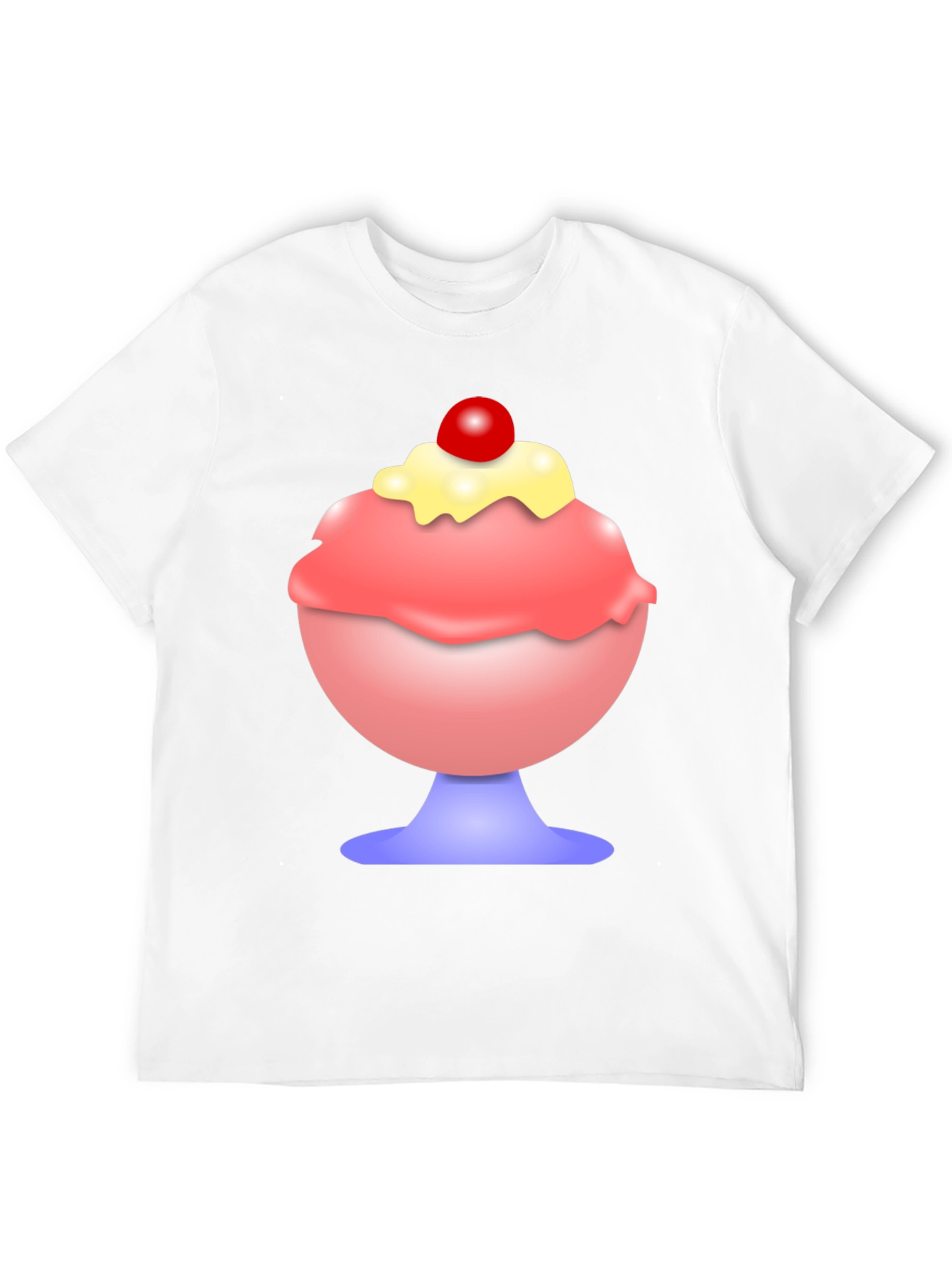 Ice Cream Sundae Graphic T-Shirt